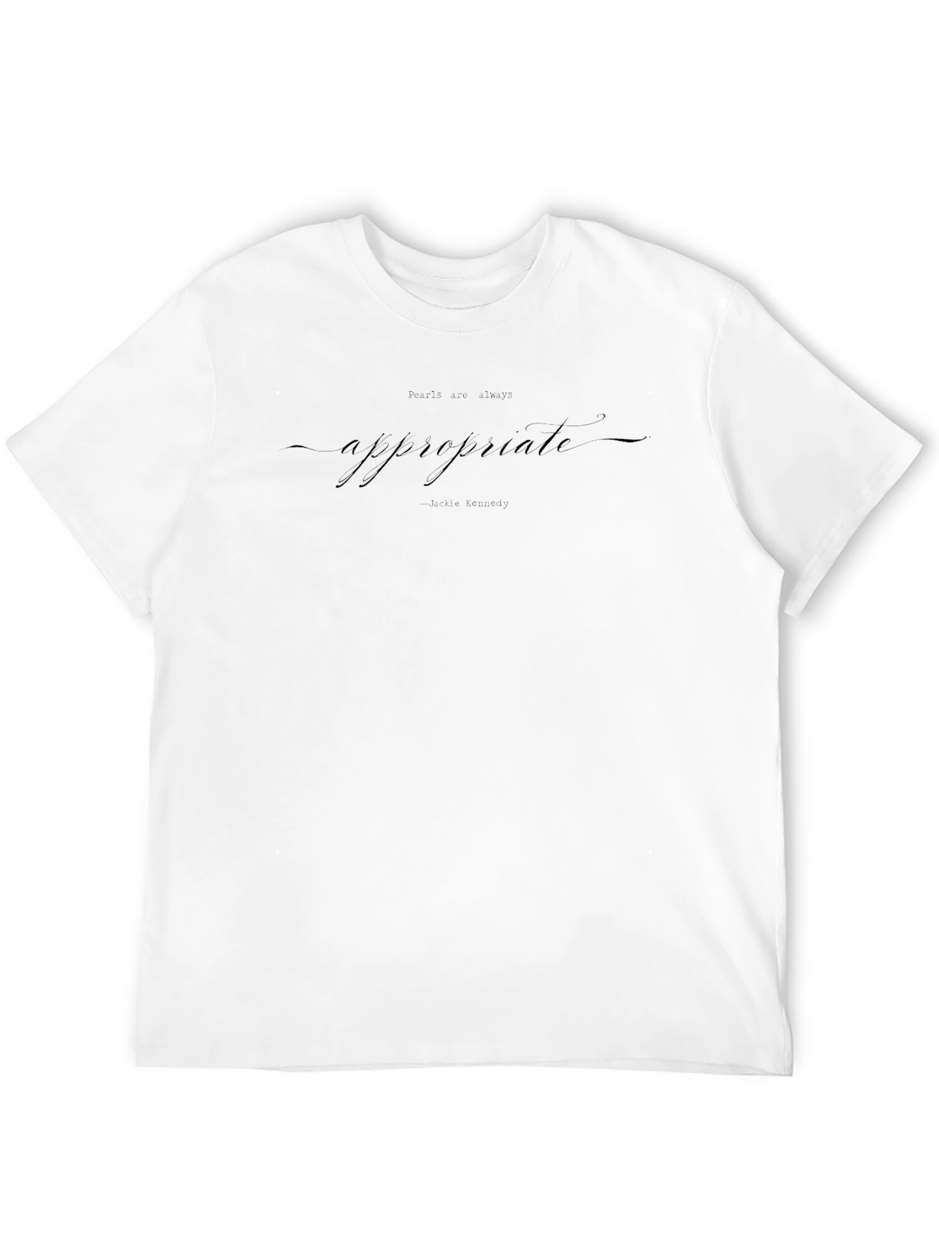 Black Appropriate Graphic Tee