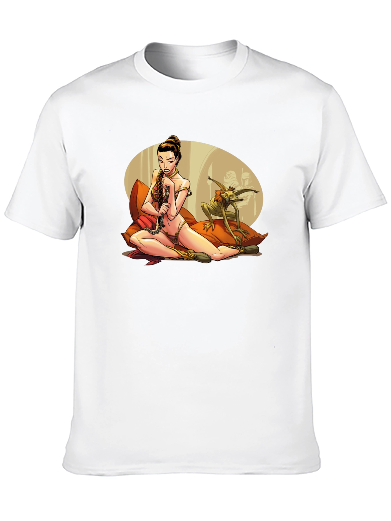 Leia Jabba Scene Graphic T-Shirt