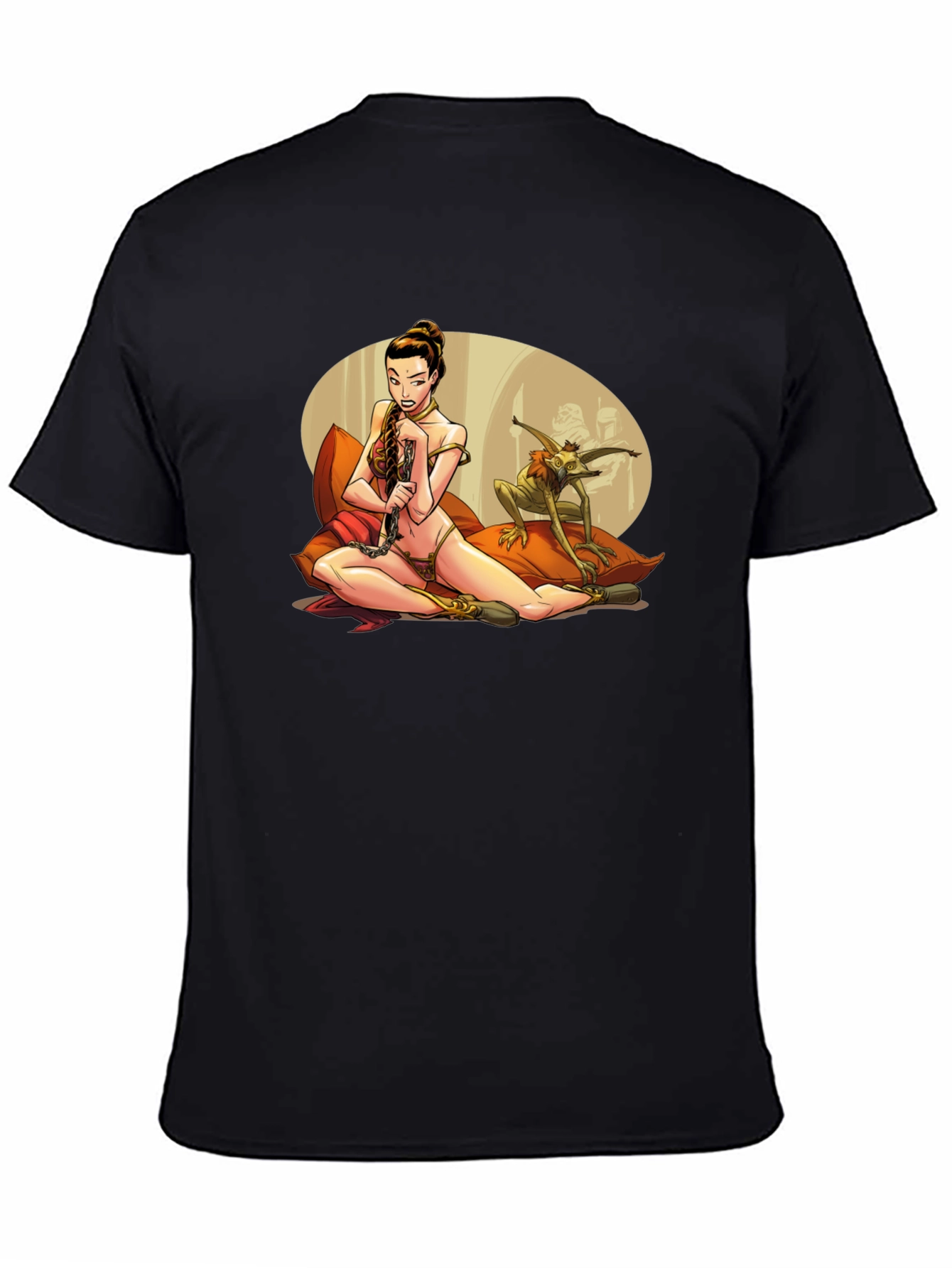 Leia Jabba Scene Graphic T-Shirt