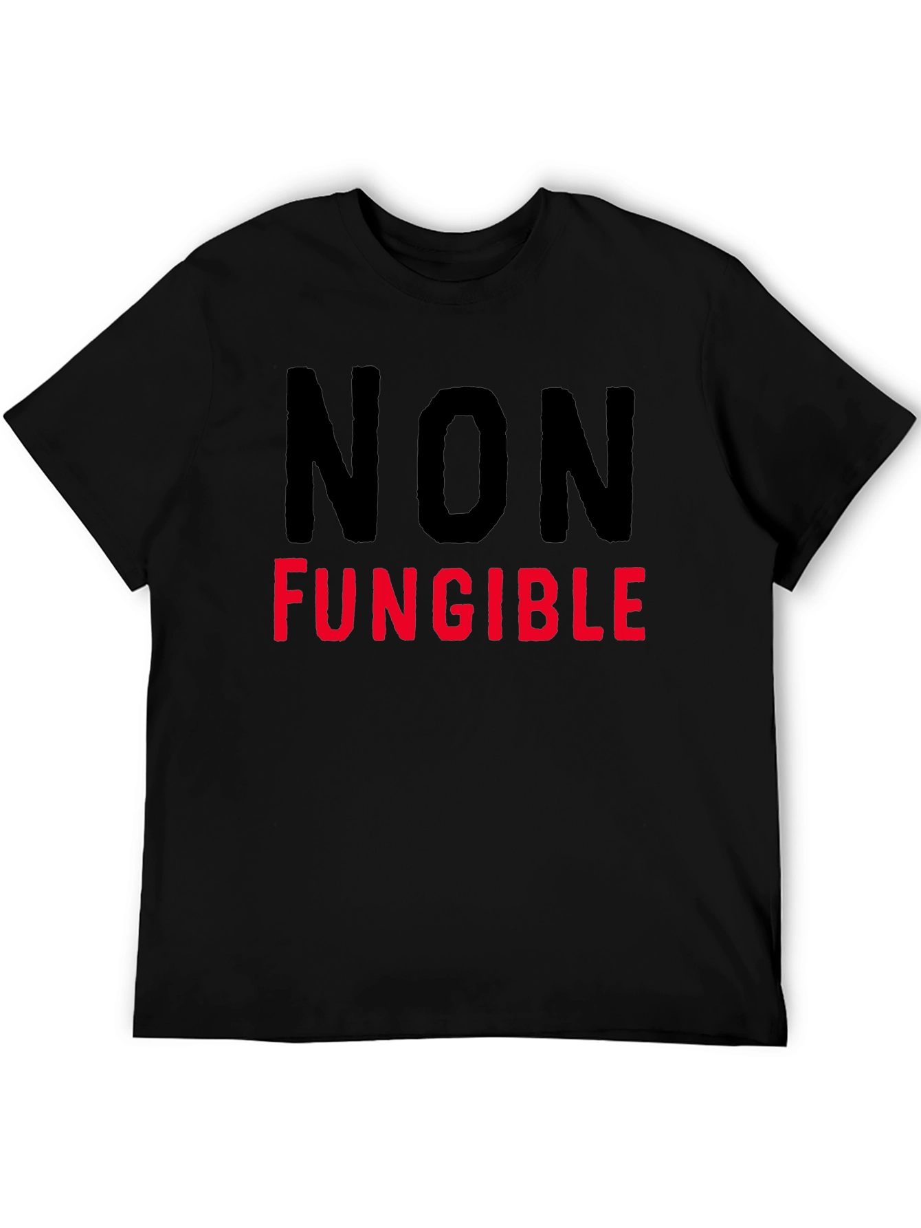 Non-Fungible Black T-Shirt - Crypto Art