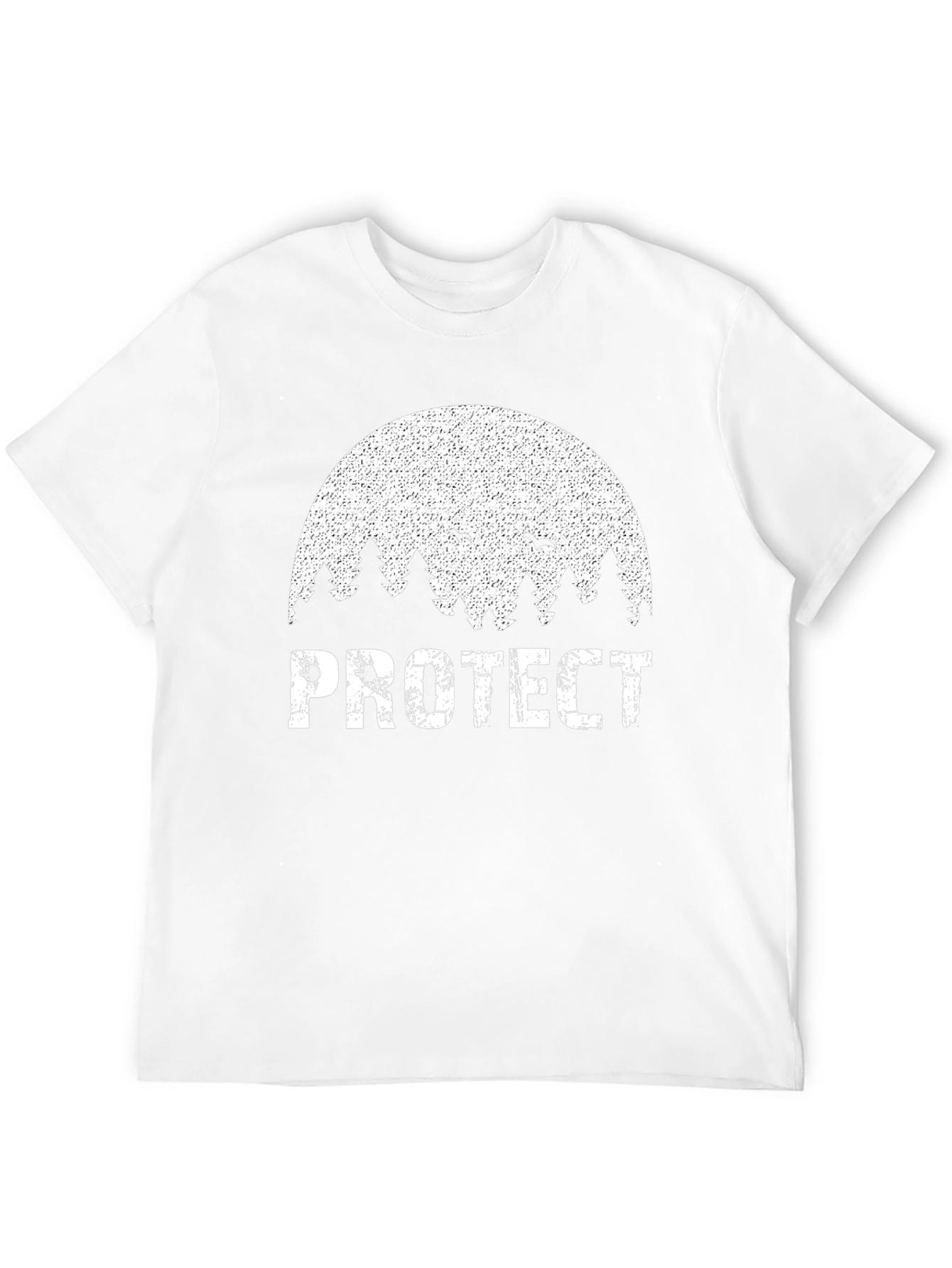 Protect Nature Graphic Tee - Black Cotton Blend