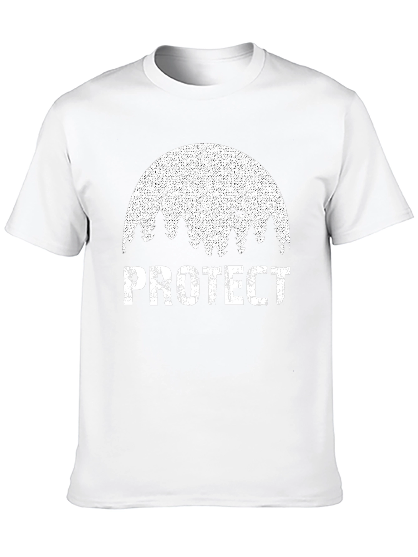 Protect Nature Graphic Tee - Black Cotton Blend