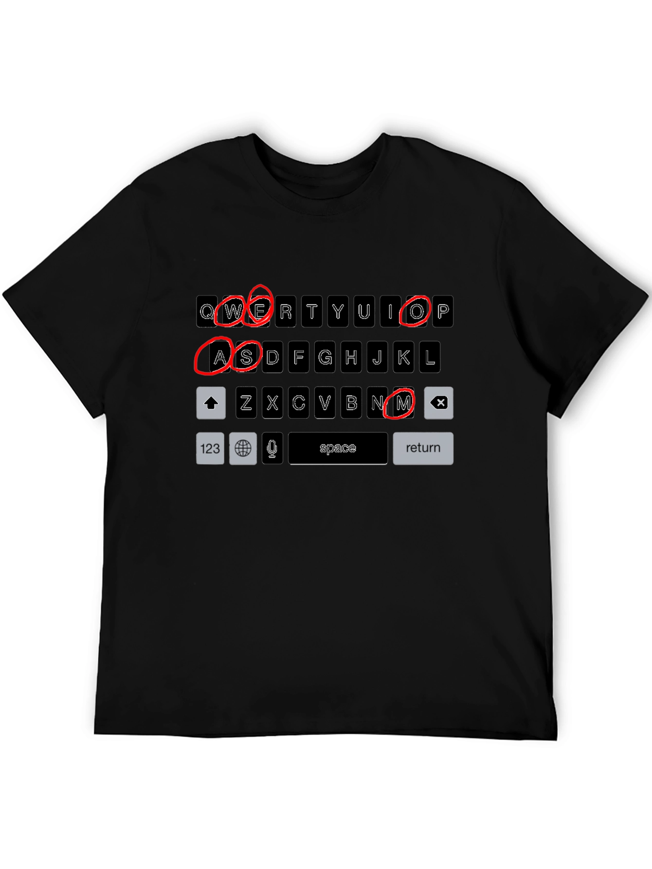 Wesome! Keyboard Design T-Shirt