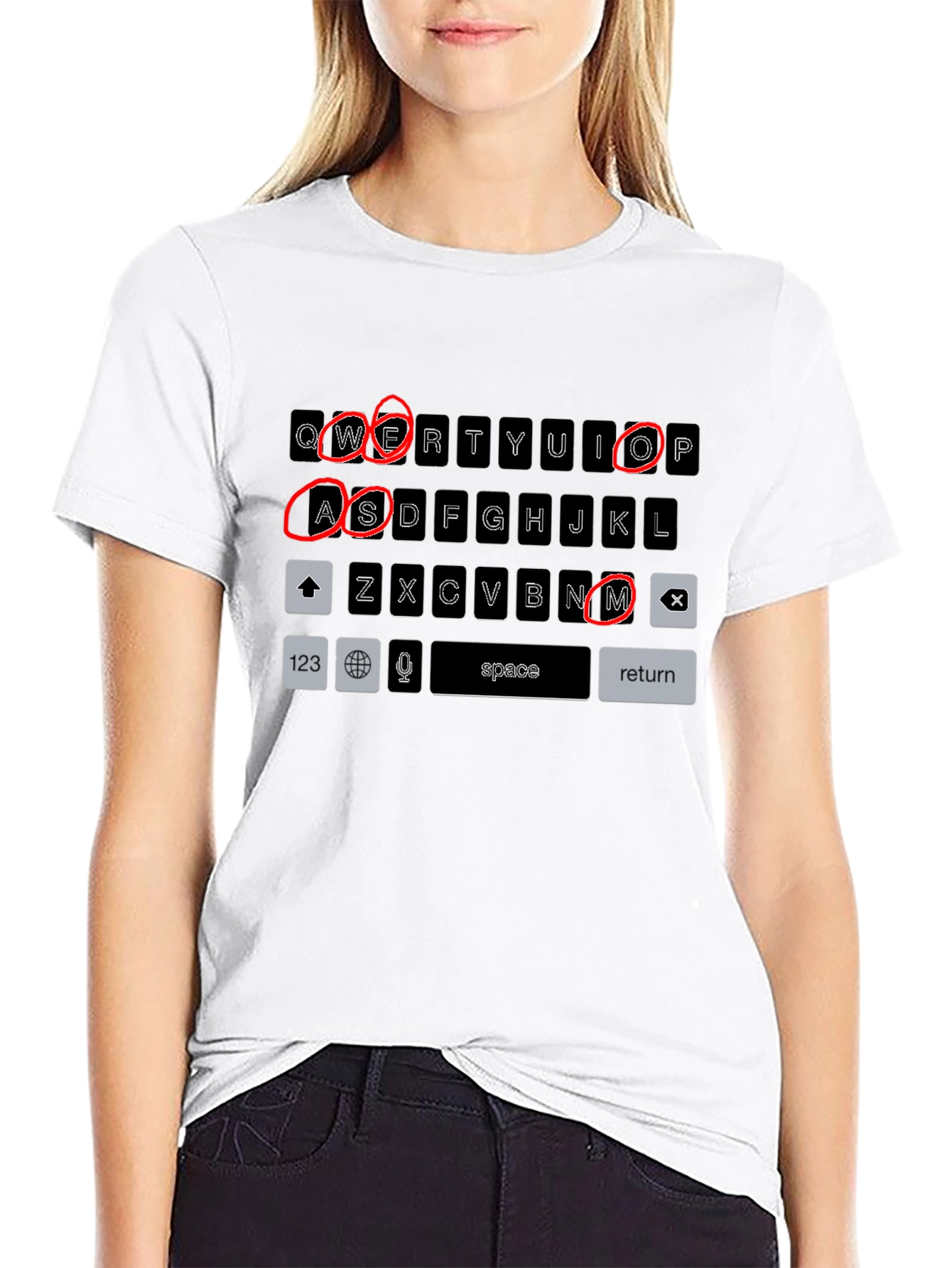 Wesome! Keyboard Design T-Shirt