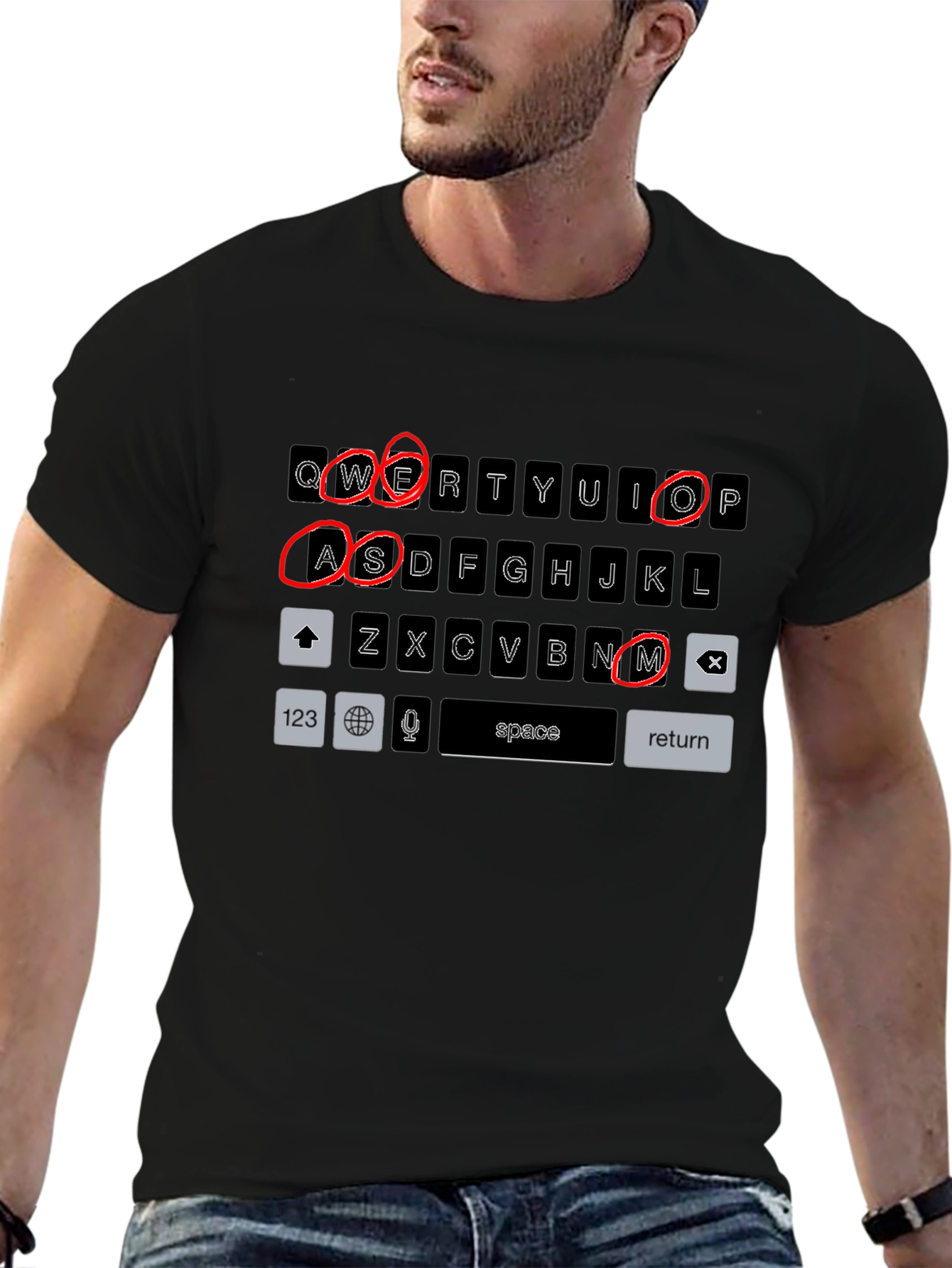 Wesome! Keyboard Design T-Shirt