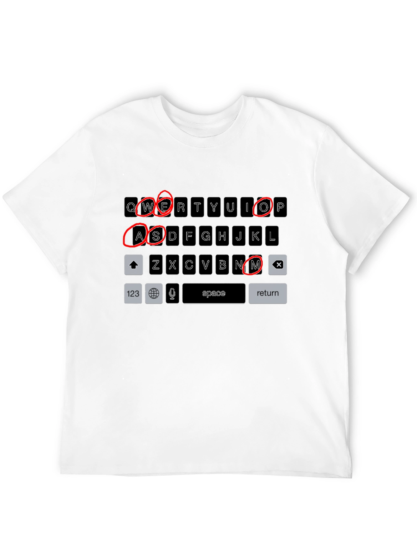 Wesome! Keyboard Design T-Shirt
