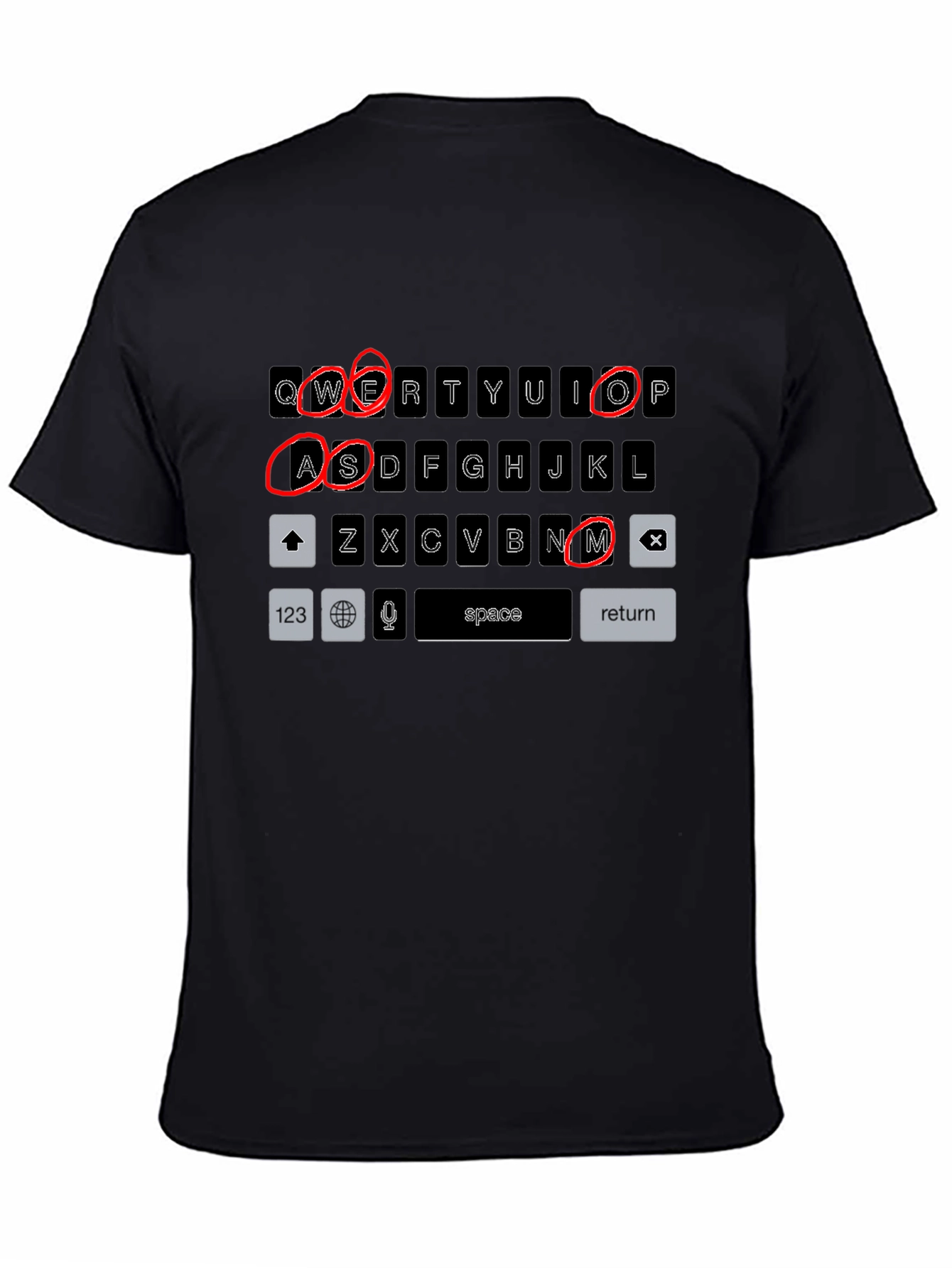 Wesome! Keyboard Design T-Shirt