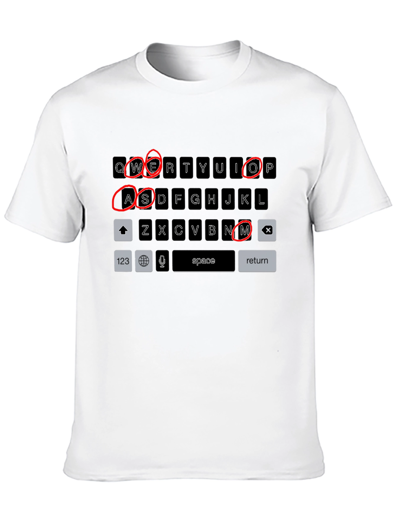 Wesome! Keyboard Design T-Shirt