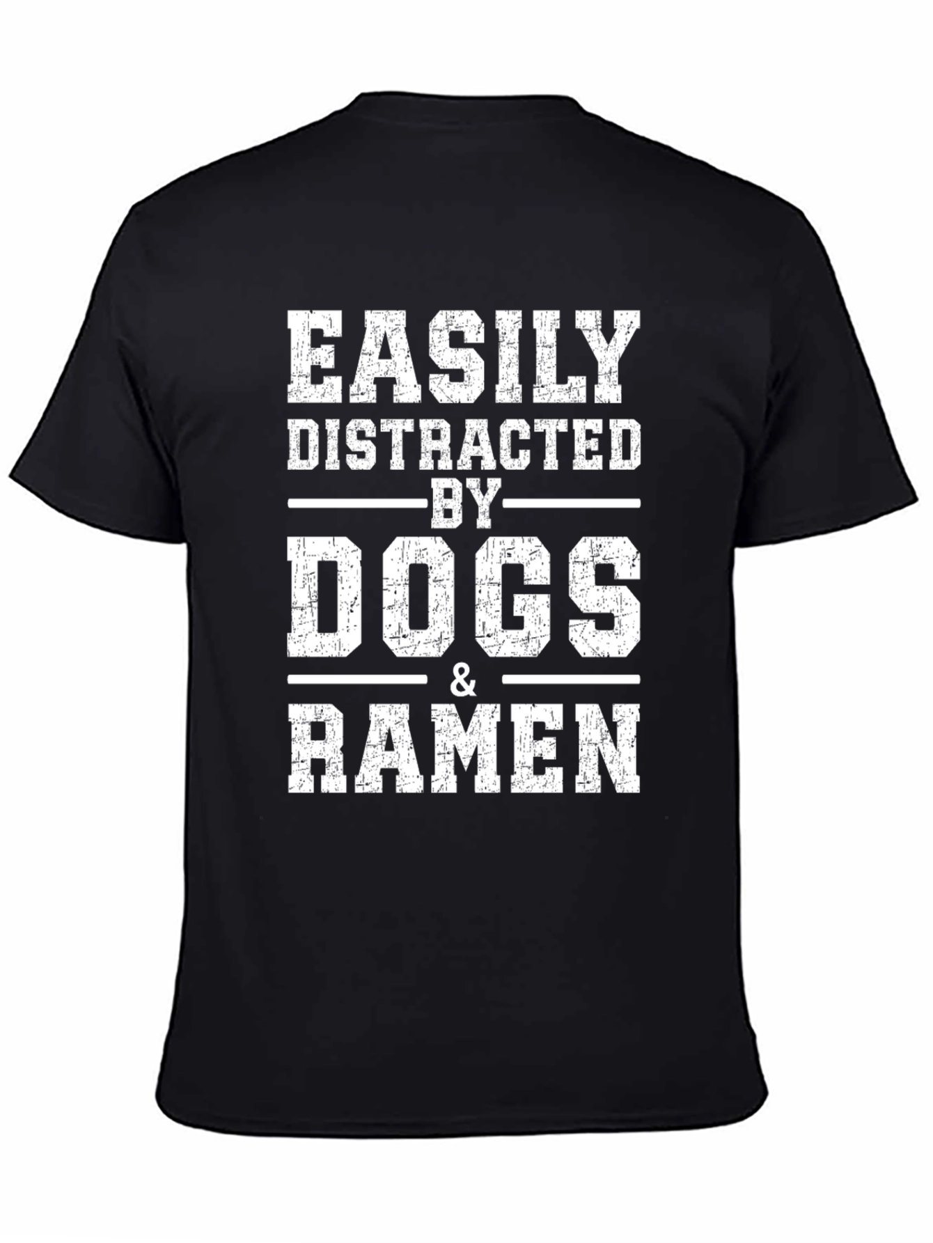 Easily Distracted by Dogs & Ramen Graphic Tee