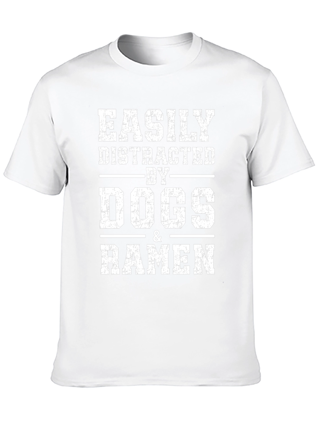 Easily Distracted by Dogs & Ramen Graphic Tee
