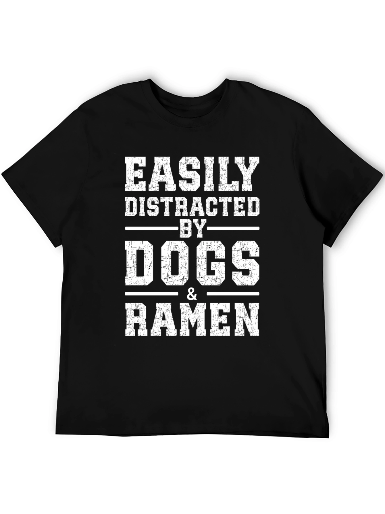 Easily Distracted by Dogs & Ramen Graphic Tee