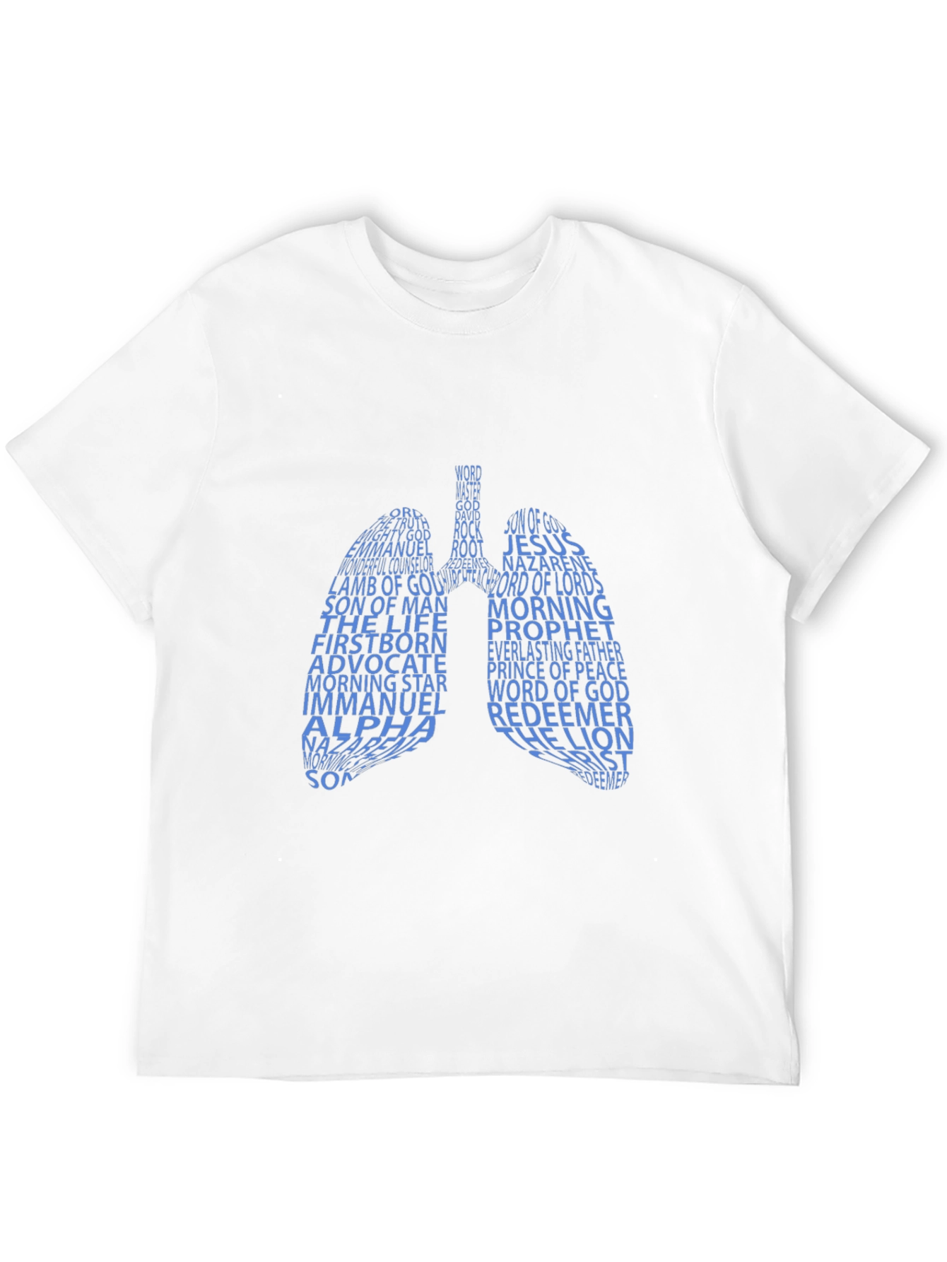 Word of God Lung Graphic T-Shirt - Black