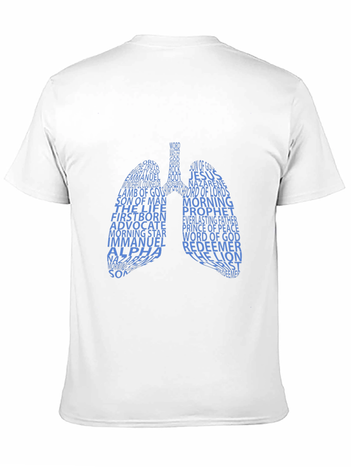 Word of God Lung Graphic T-Shirt - Black