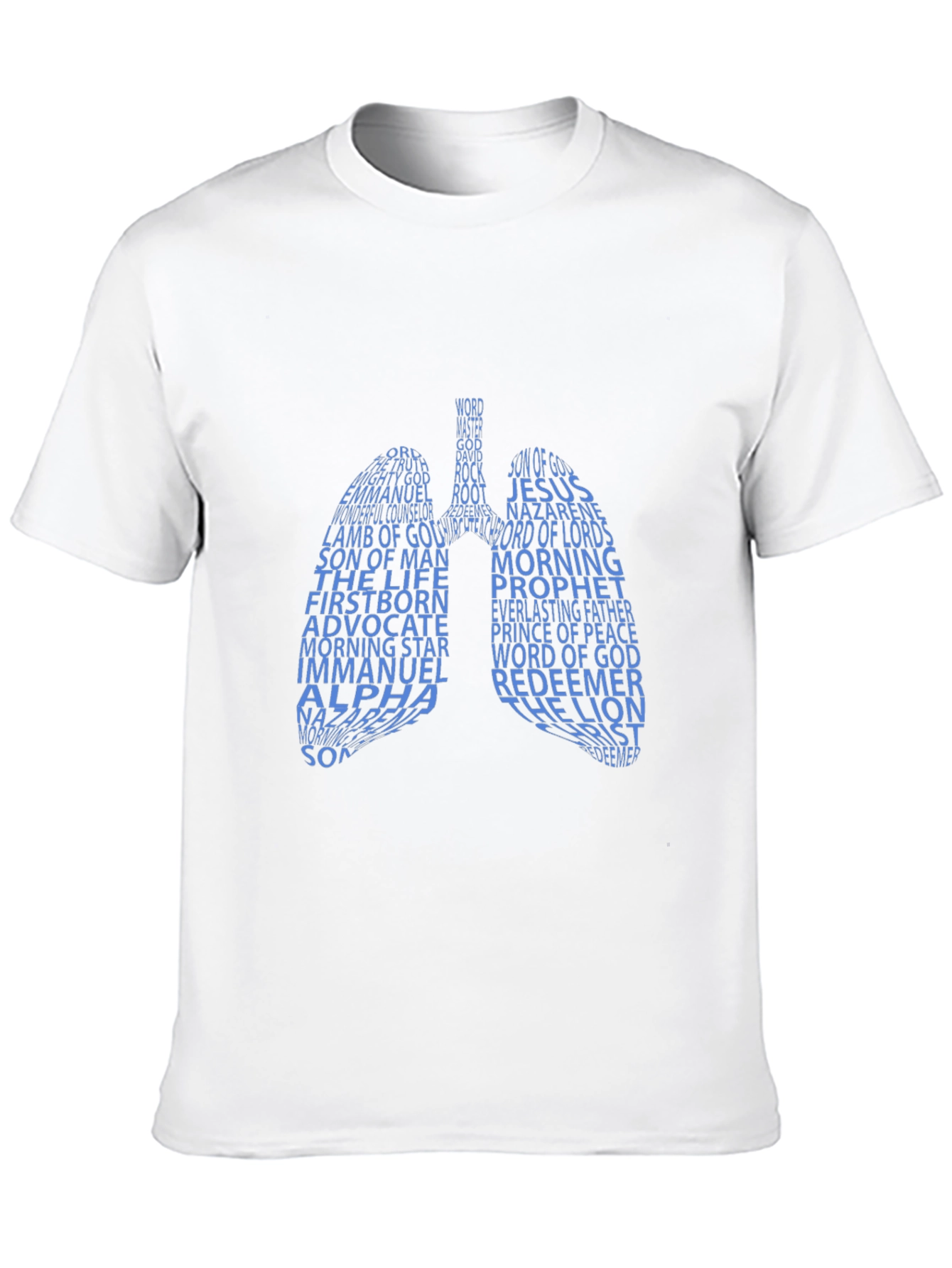 Word of God Lung Graphic T-Shirt - Black