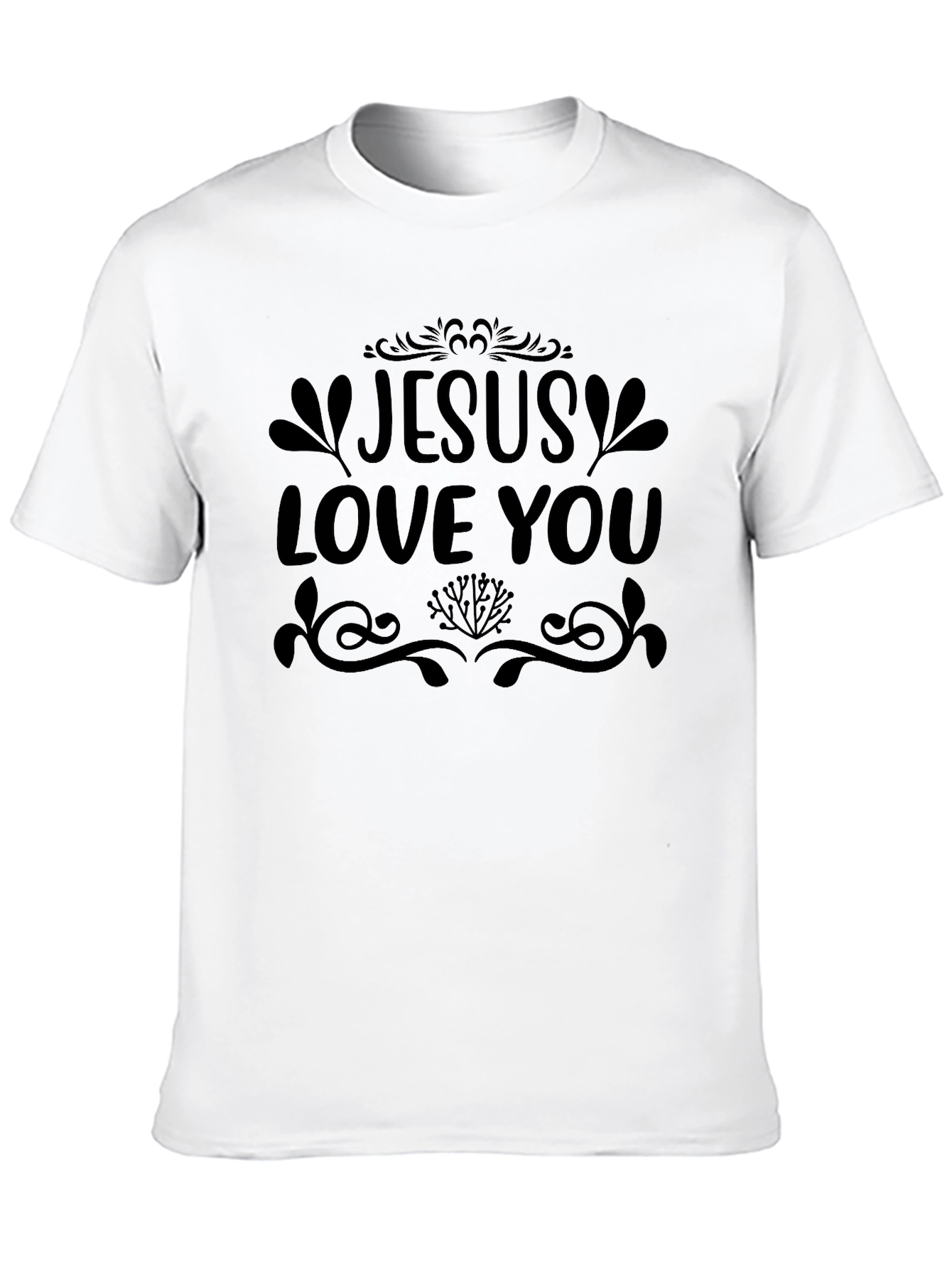 Jesus Love You Black Graphic Tee