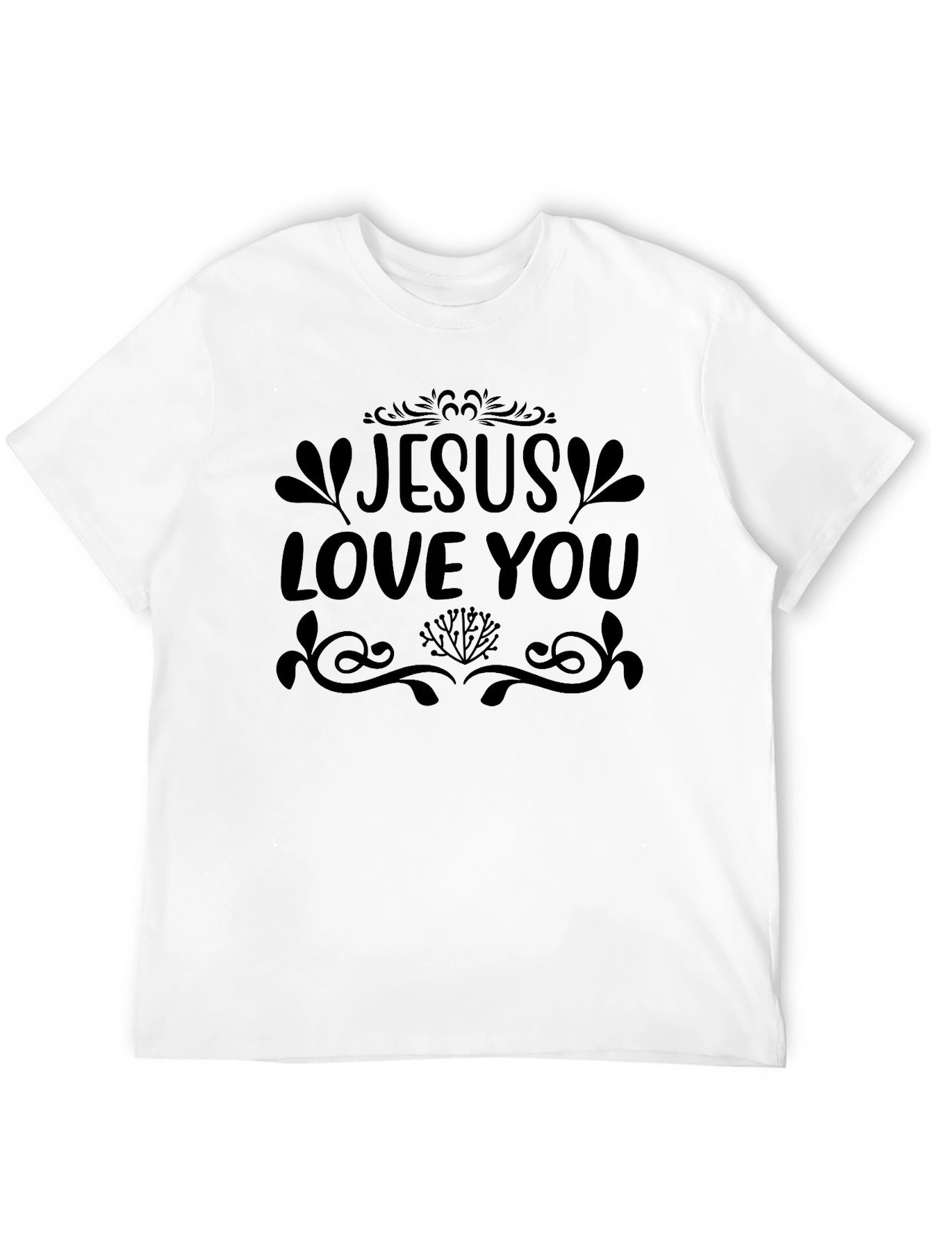 Jesus Love You Black Graphic Tee