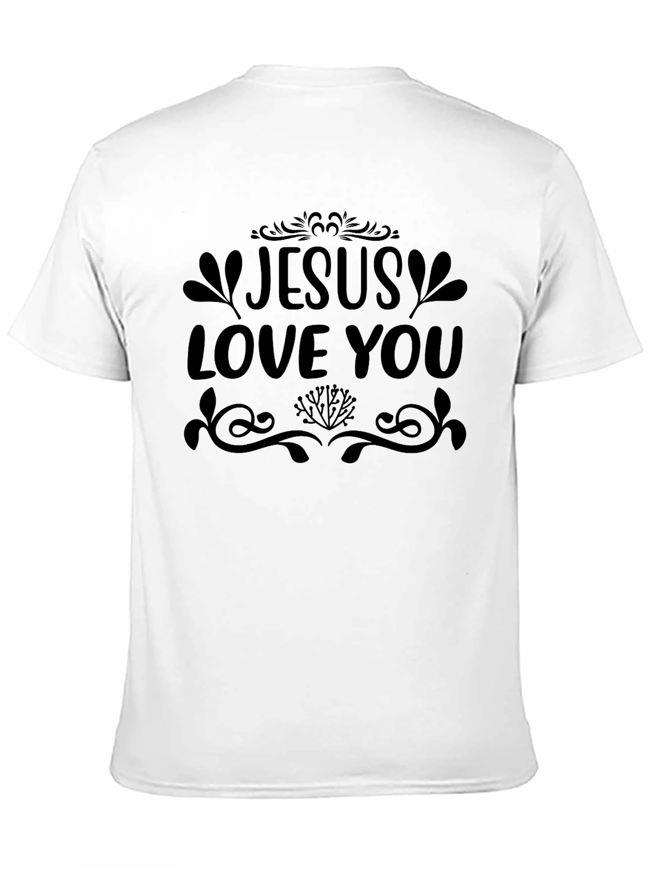 Jesus Love You Black Graphic Tee