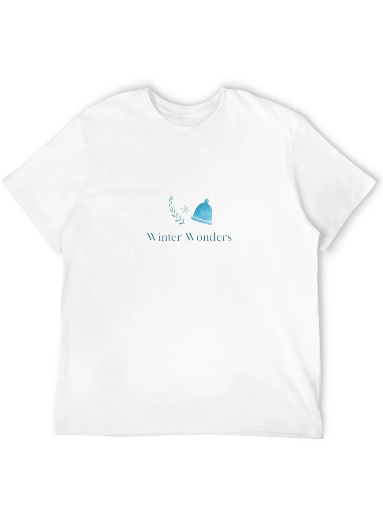 Winter Wonders Black Graphic Tee