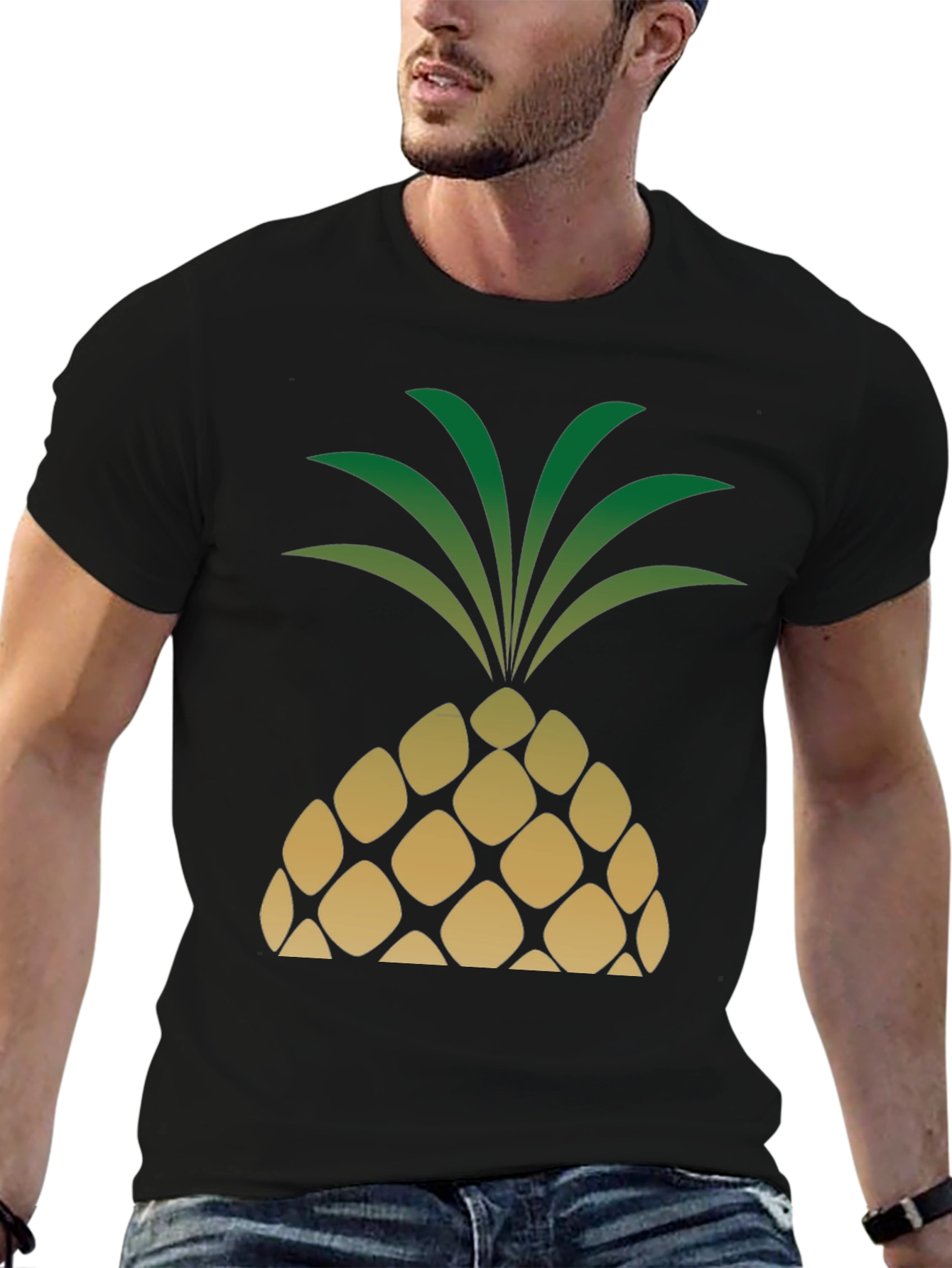 Pineapple Graphic T-Shirt - Tropical Vibe