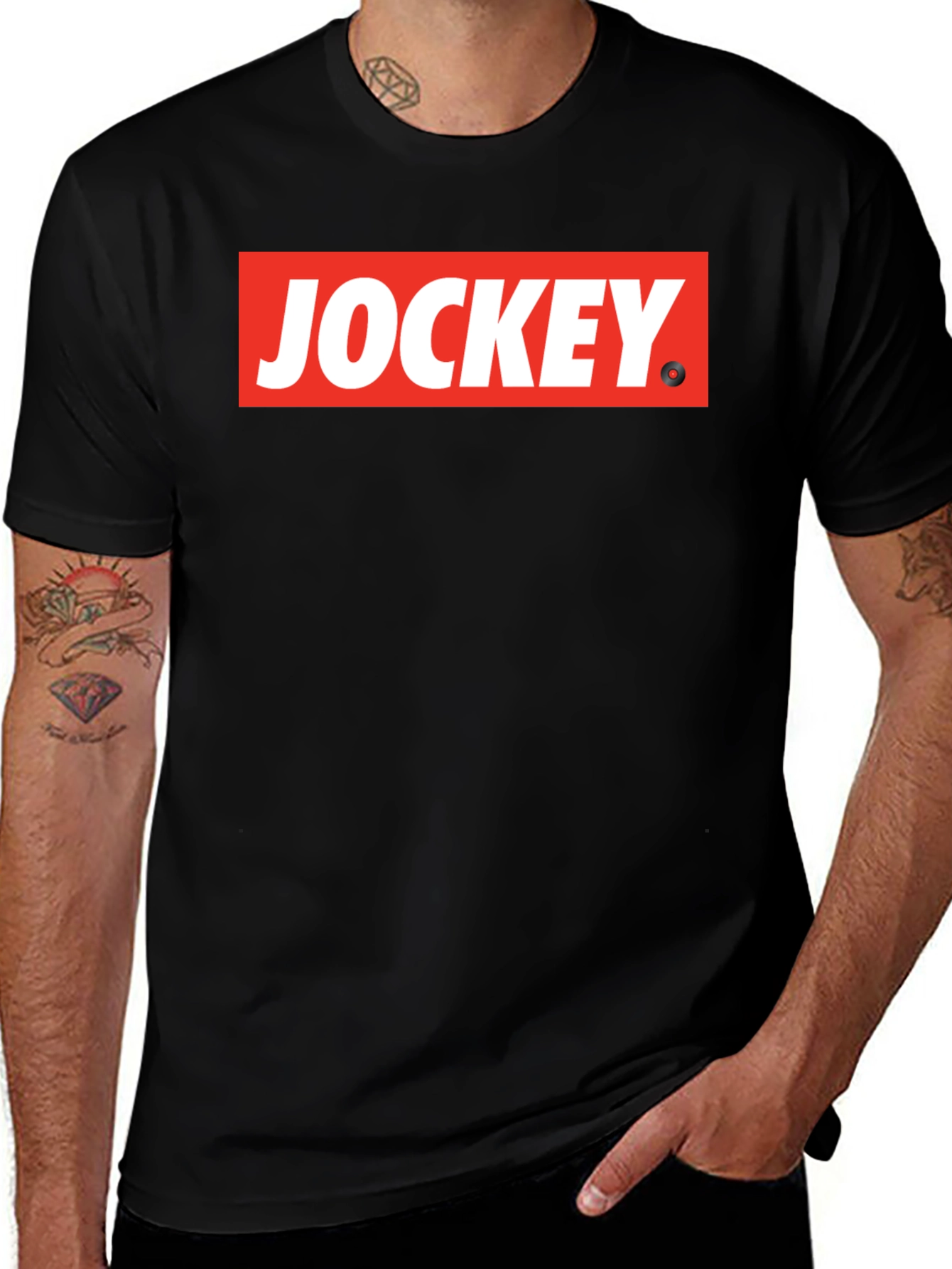Jockey Graphic Tee - Black
