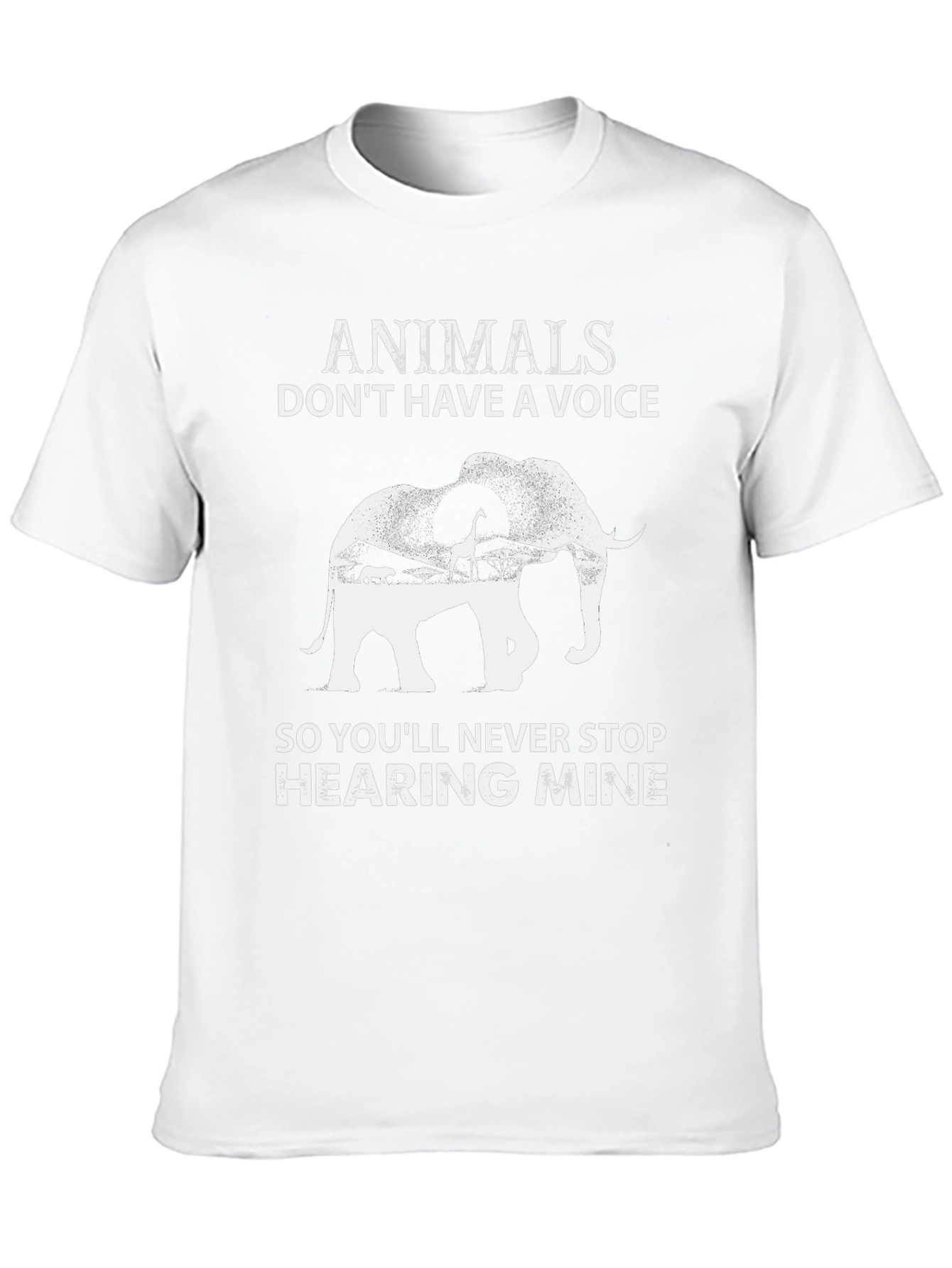 Animals Dont Have a Voice T-Shirt