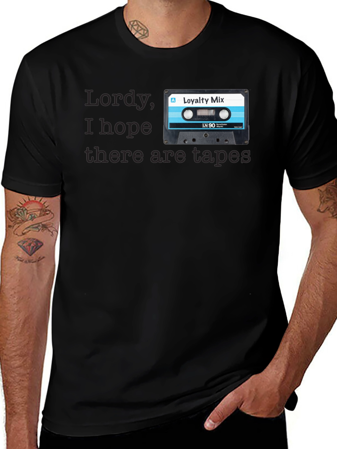 Loyalty Mix Tape T-Shirt - Retro Cassette Tee