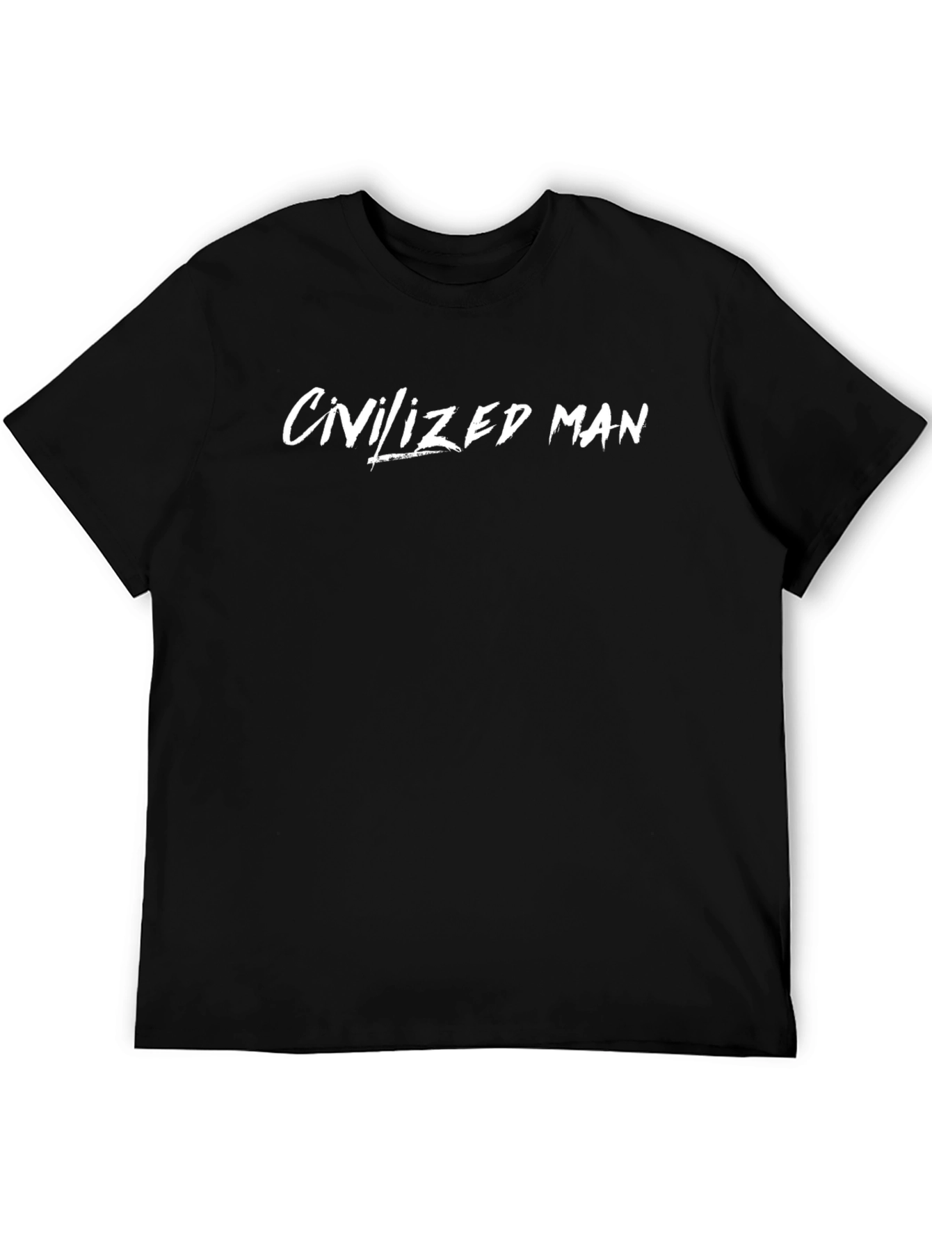 Civilized Man Graphic T-Shirt - Soft Cotton Blend