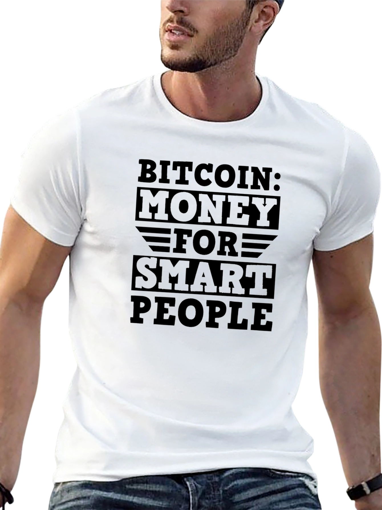 Bitcoin Smart People Black T-Shirt