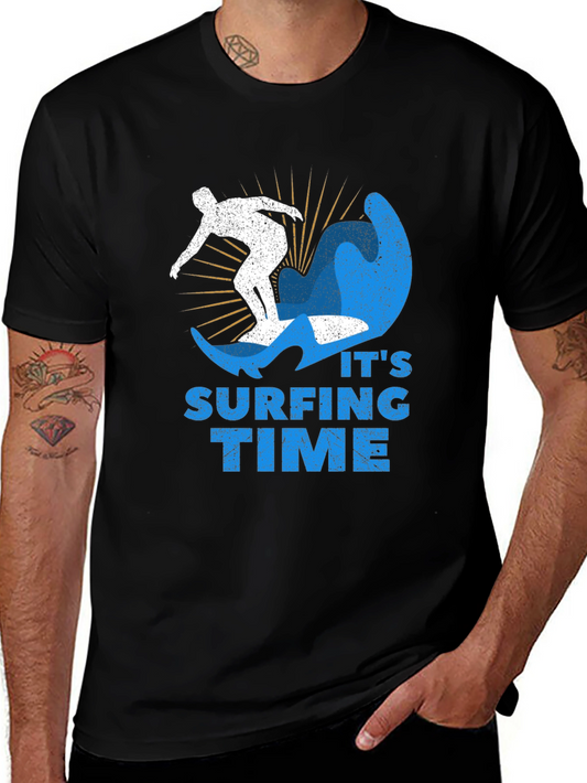 Surfing Time T-Shirt - Cool Graphic Tee for Surfers