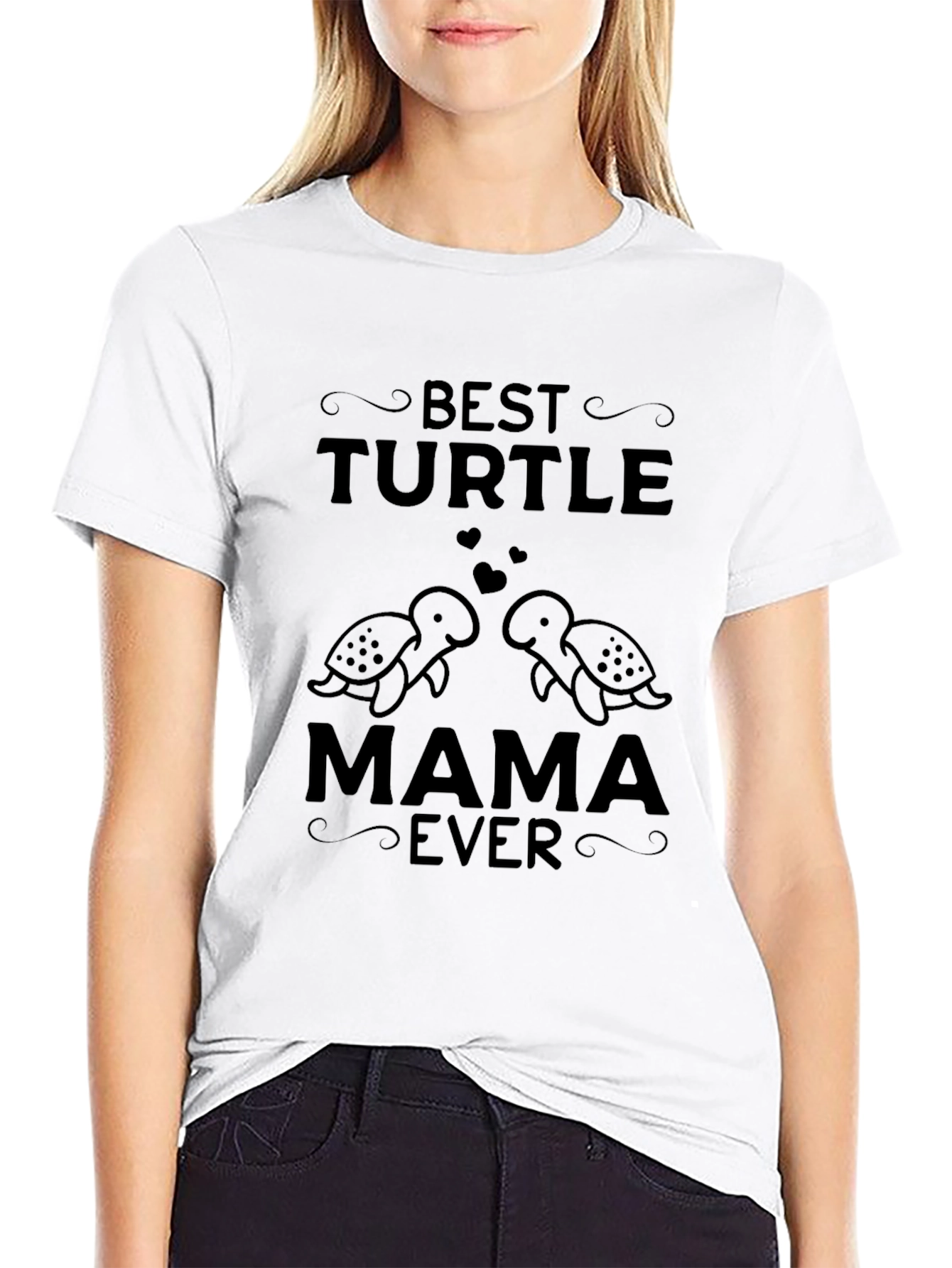 Best Turtle Mama Ever T-Shirt - Black