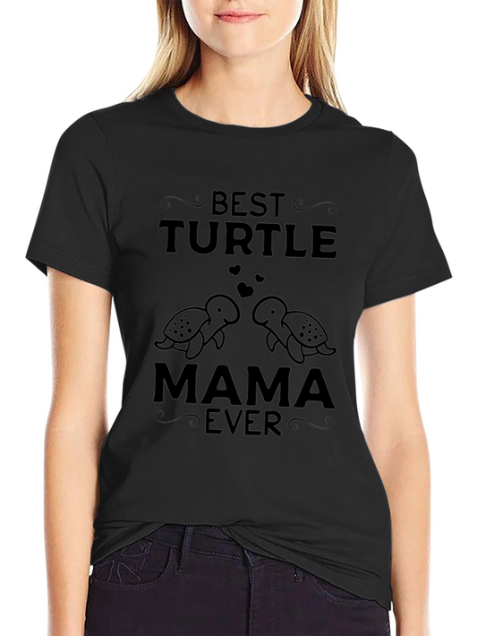 Best Turtle Mama Ever T-Shirt - Black