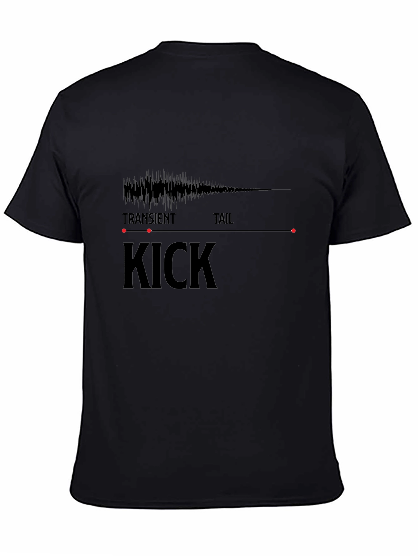 Kick Drum Waveform T-Shirt - Music Producer Tee
