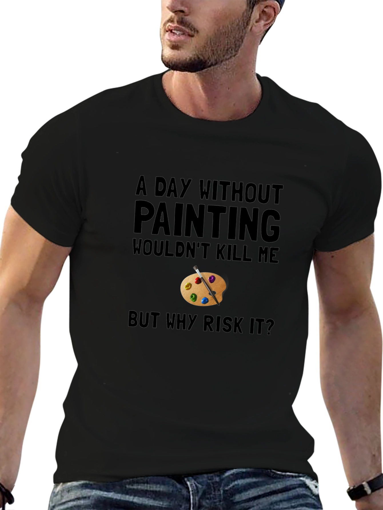 Painting Hobbyist Tee: A Day Without Painting?