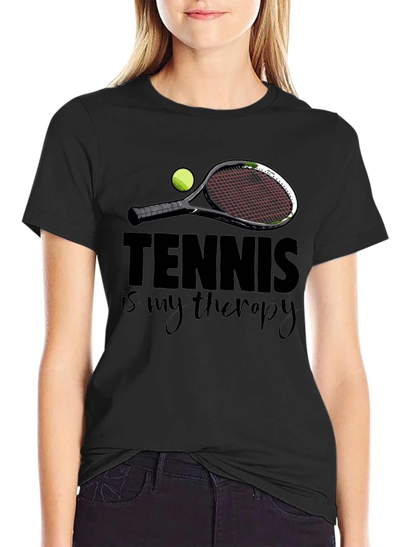 Tennis is My Therapy T-Shirt