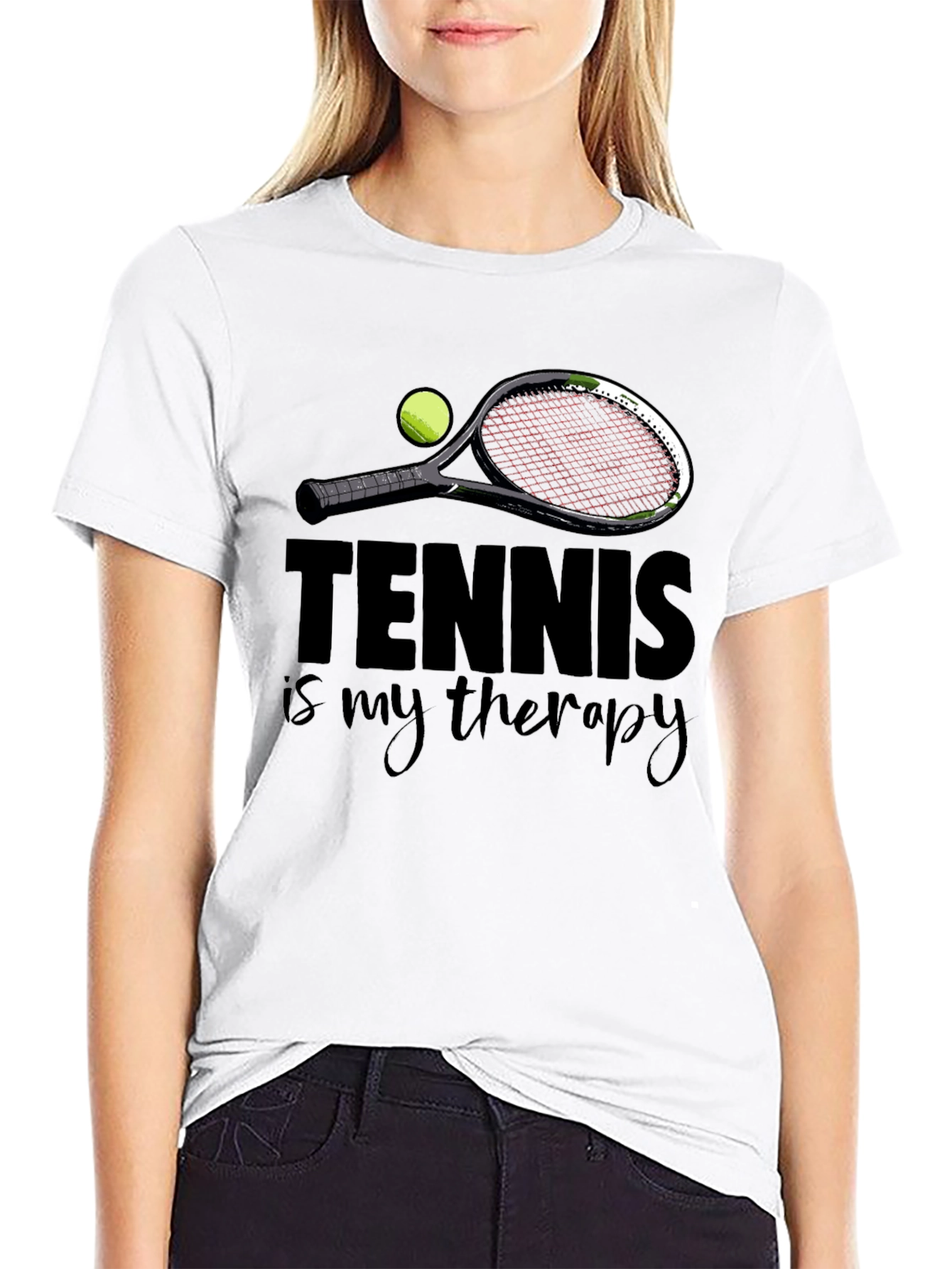 Tennis is My Therapy T-Shirt