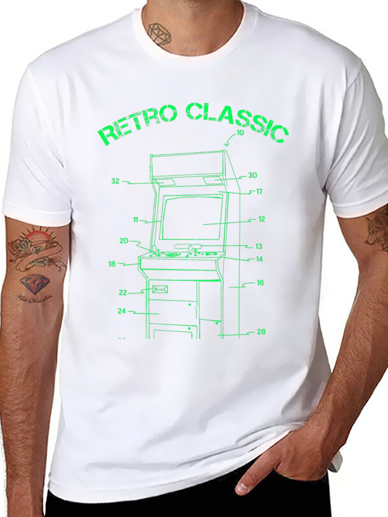 Retro Classic Arcade Game T-Shirt