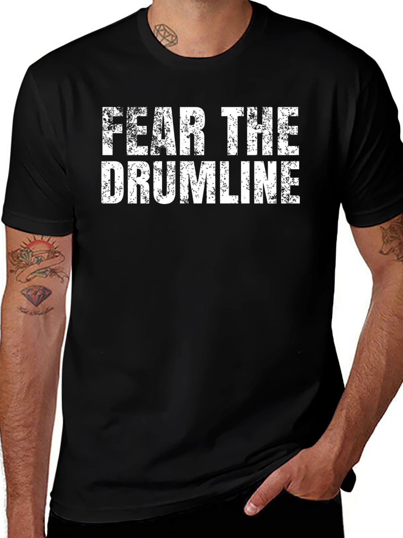 Fear the Drumline Black T-Shirt