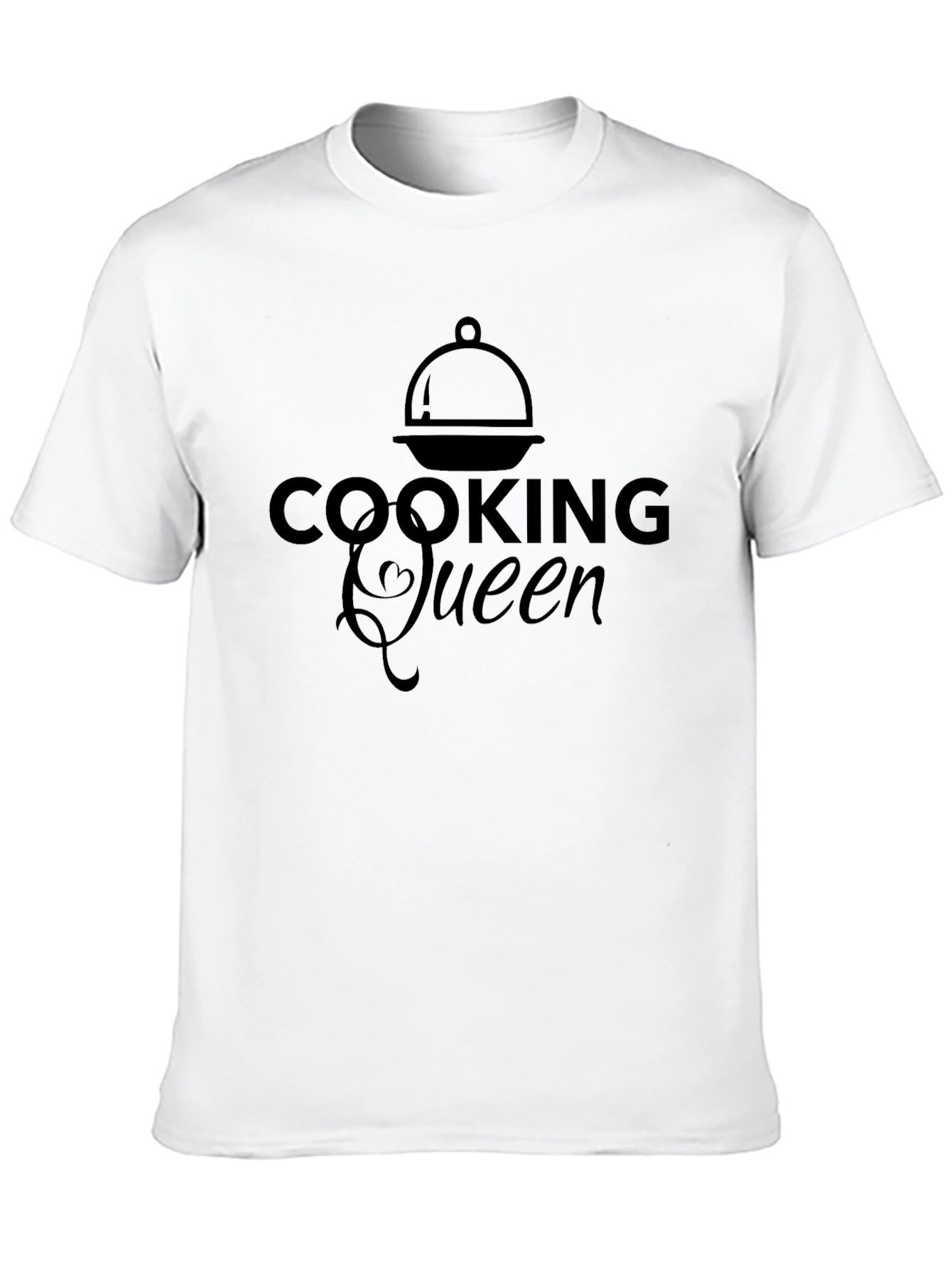 Cooking Queen Graphic T-Shirt - Black