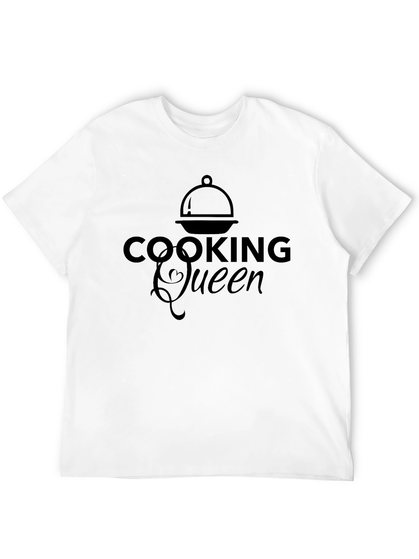 Cooking Queen Graphic T-Shirt - Black