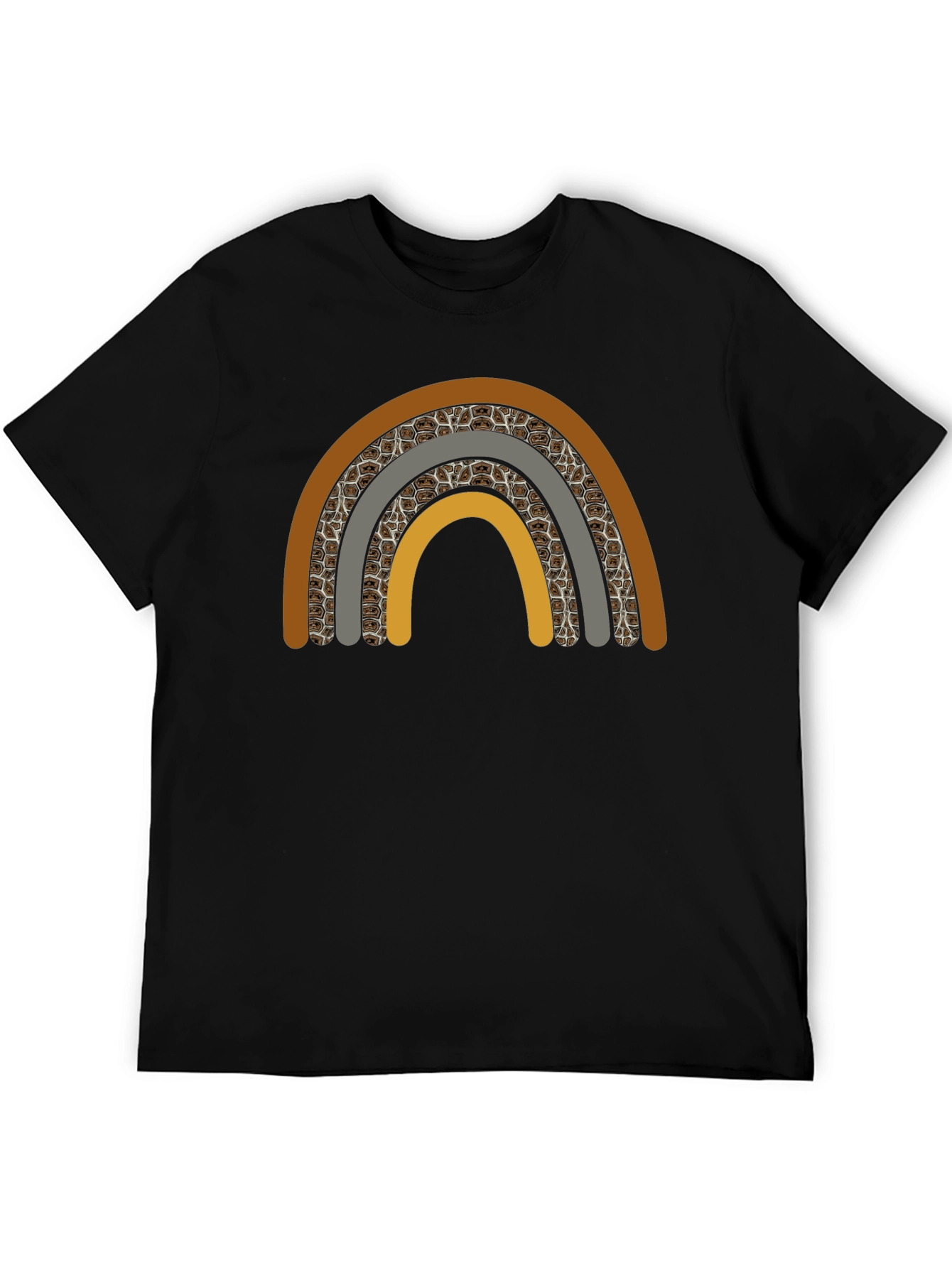 Boho Rainbow Graphic Tee - Stylish Comfort