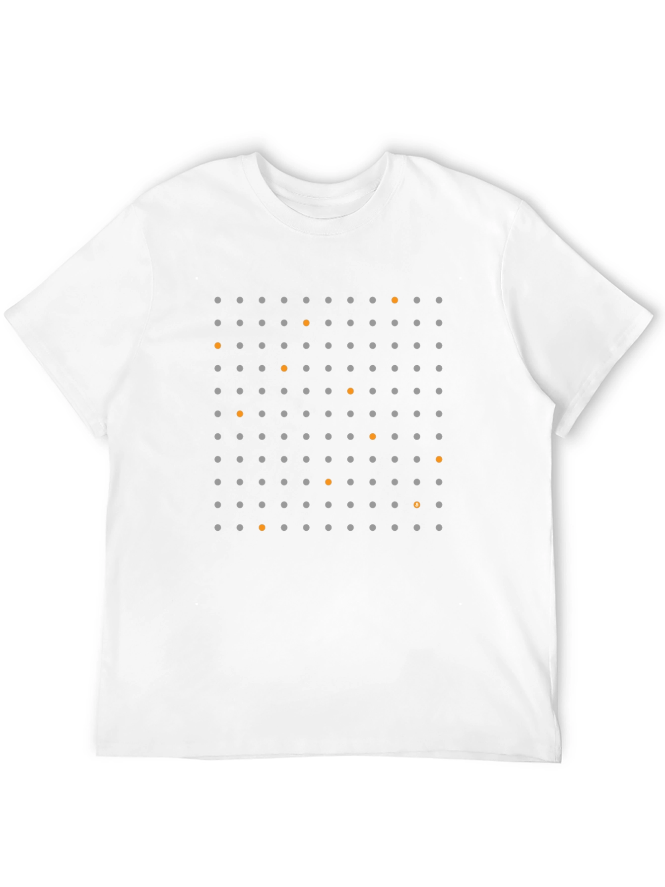 Abstract Dotted Grid Graphic Tee