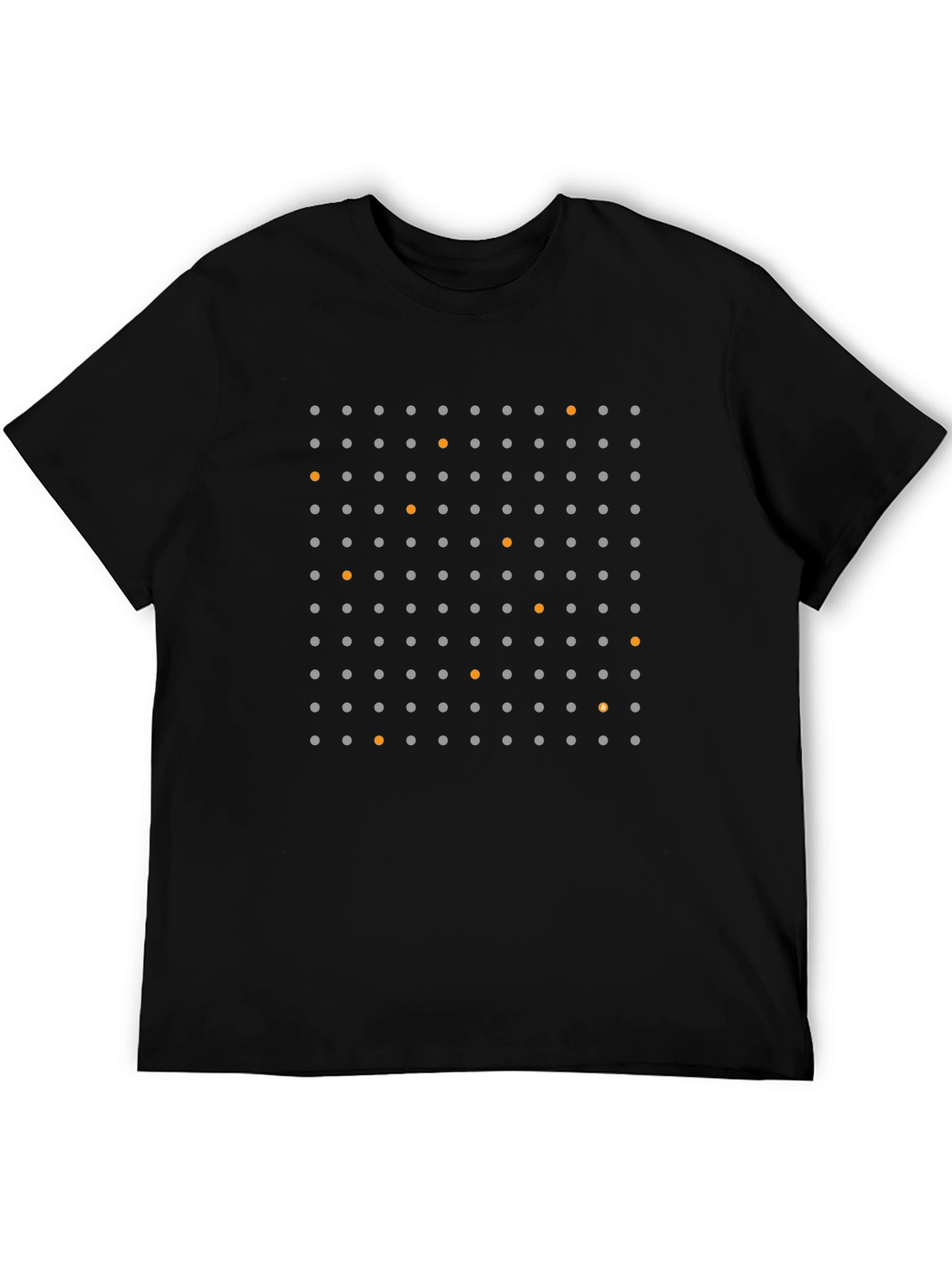 Abstract Dotted Grid Graphic Tee