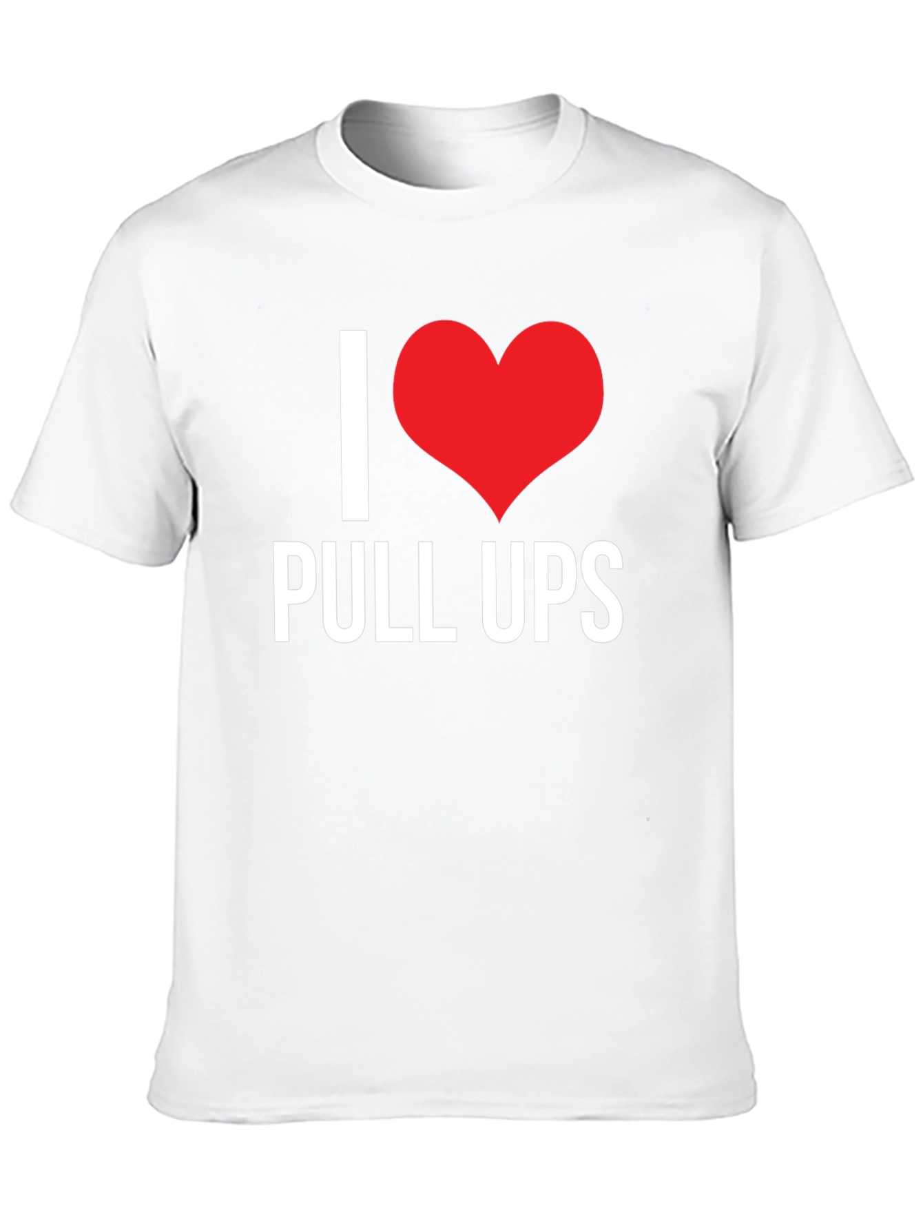 I Love Pull Ups Black T-Shirt