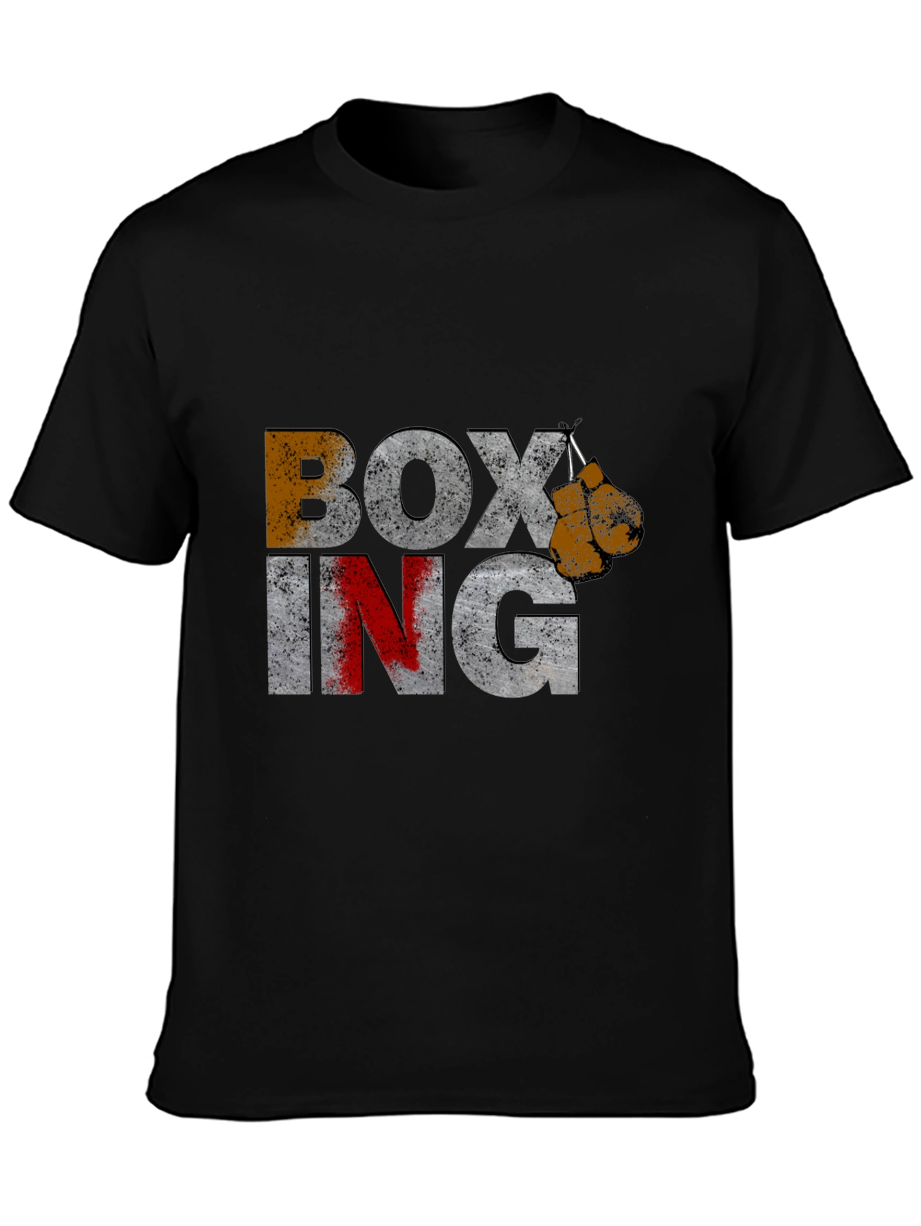 Boxing Gloves Graphic Print T-Shirt