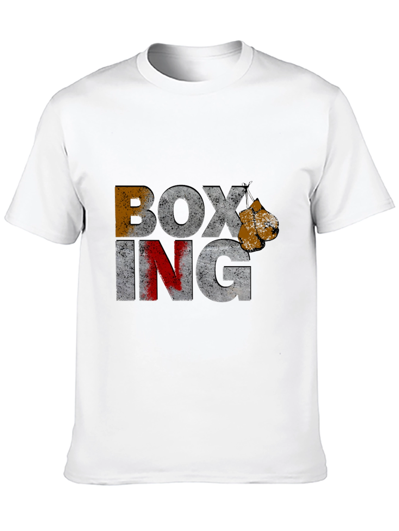 Boxing Gloves Graphic Print T-Shirt