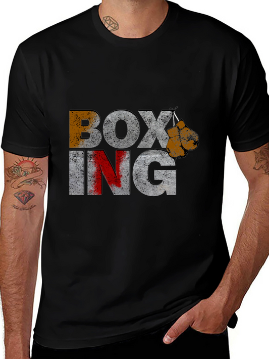 Boxing Gloves Graphic Print T-Shirt