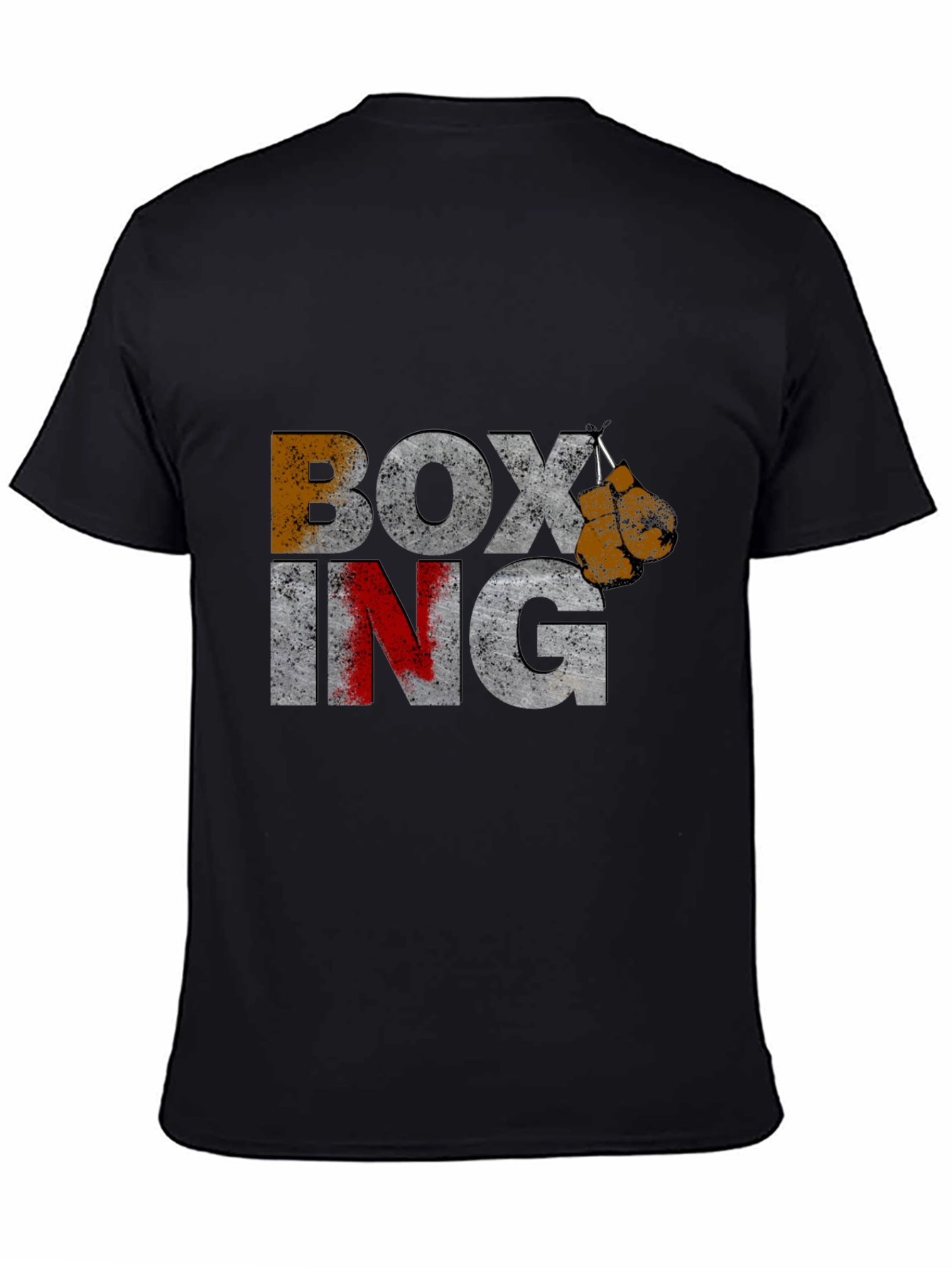 Boxing Gloves Graphic Print T-Shirt