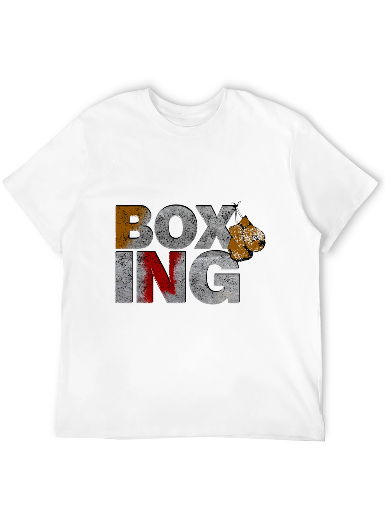 Boxing Gloves Graphic Print T-Shirt