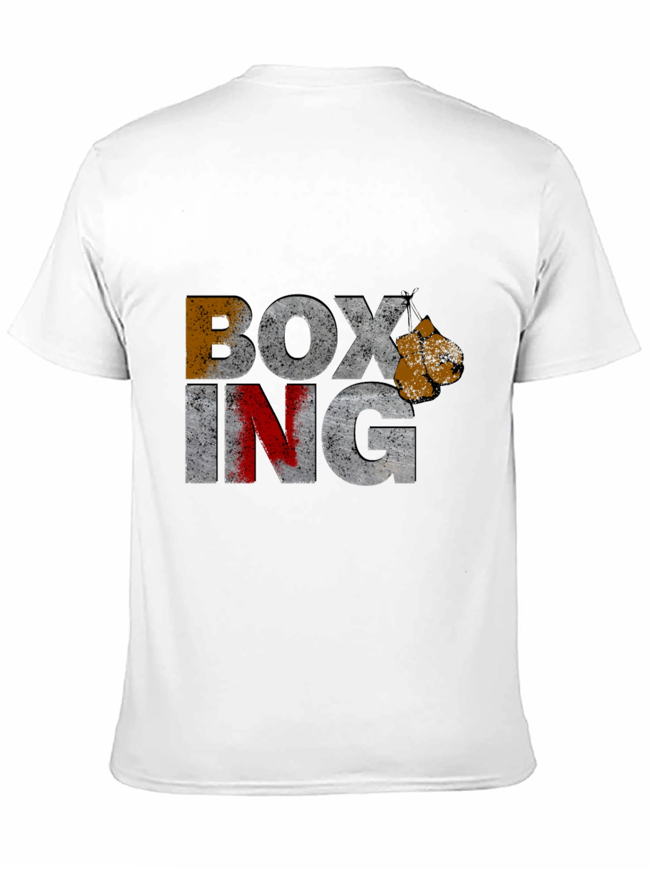 Boxing Gloves Graphic Print T-Shirt