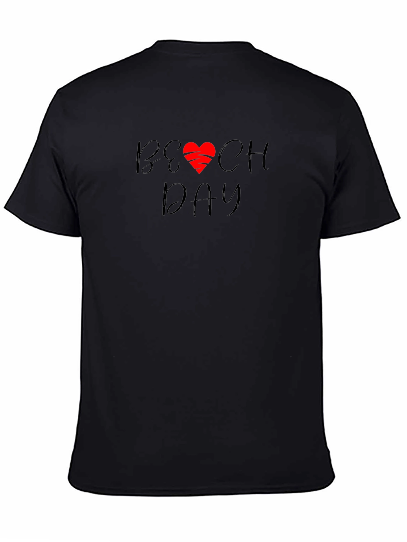 Beach Day Graphic Tee - Black